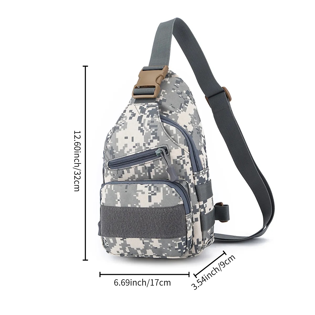 Durable Camouflage Outdoors Sling Crossbody Bag 6