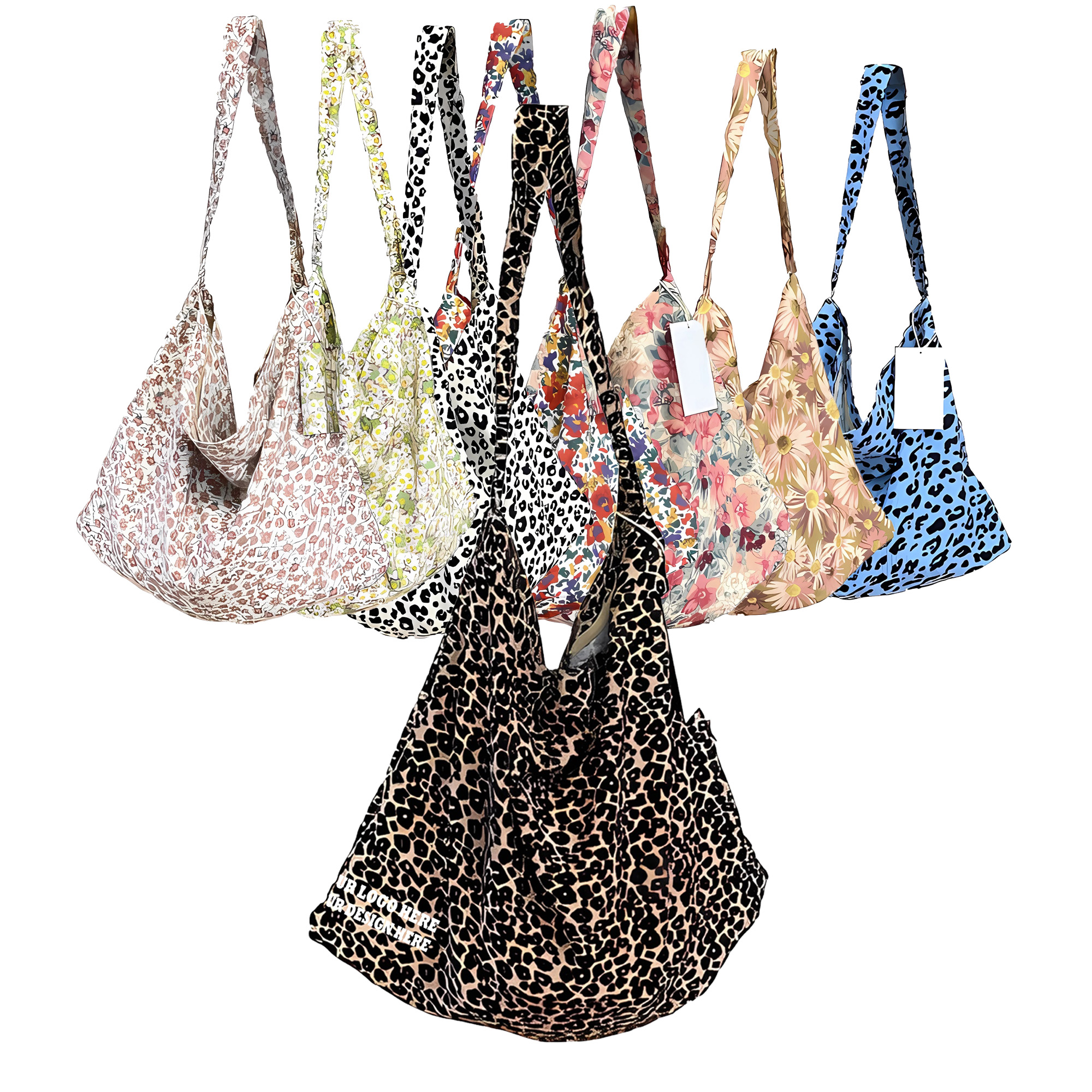 Tote Shoulder Leopard Print Crossbody Canvas Bag Living 8