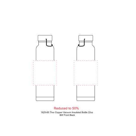 Thor Copper Vacuum Insulated Bottle 22oz 256