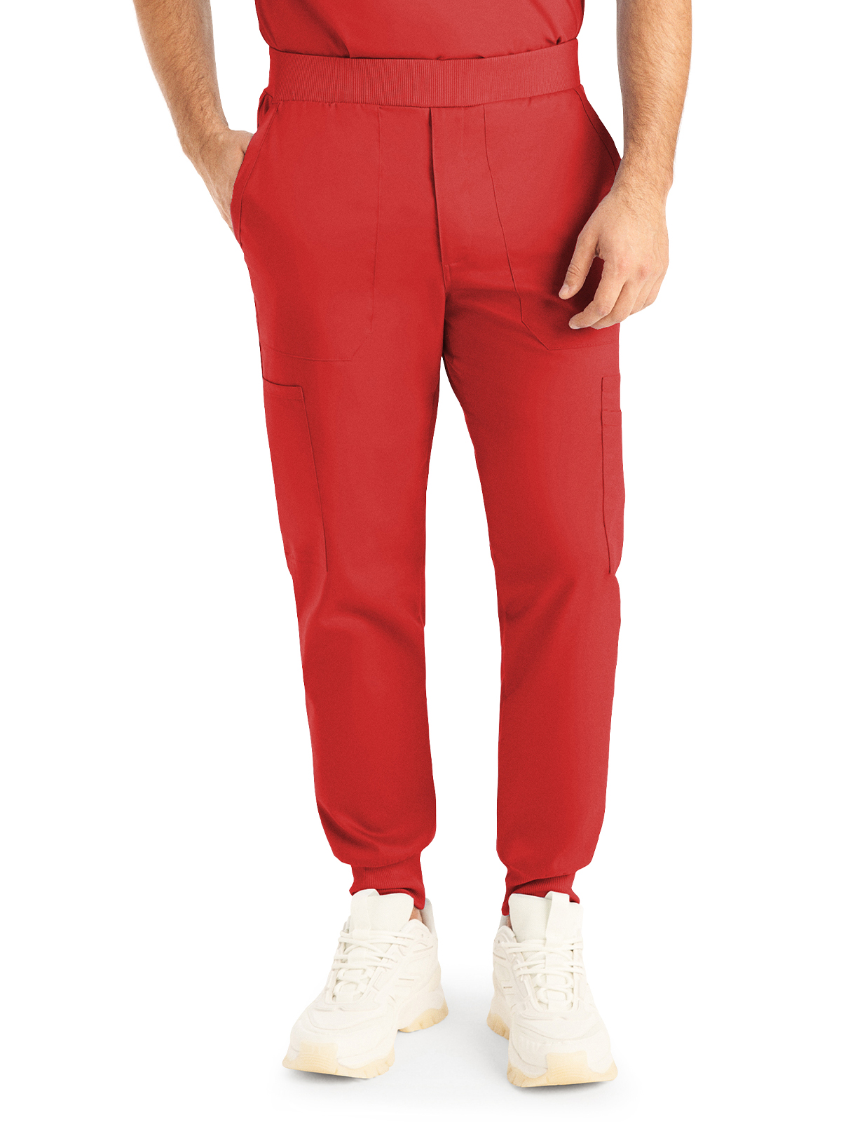 Landau - ProFlex - Men's Seven-Pocket Mid-Rise Rib-Knit Elastic Waist Jogger Pant 27