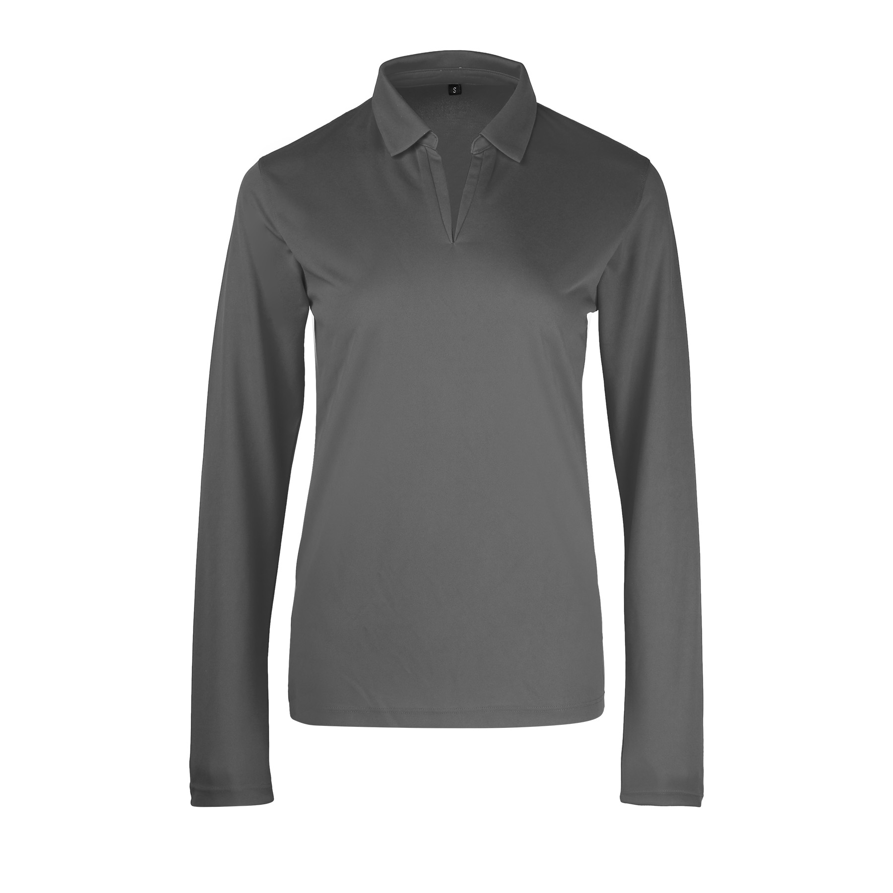 Ladies Sport Micro Pique Long Sleeve Polo Shirt 5