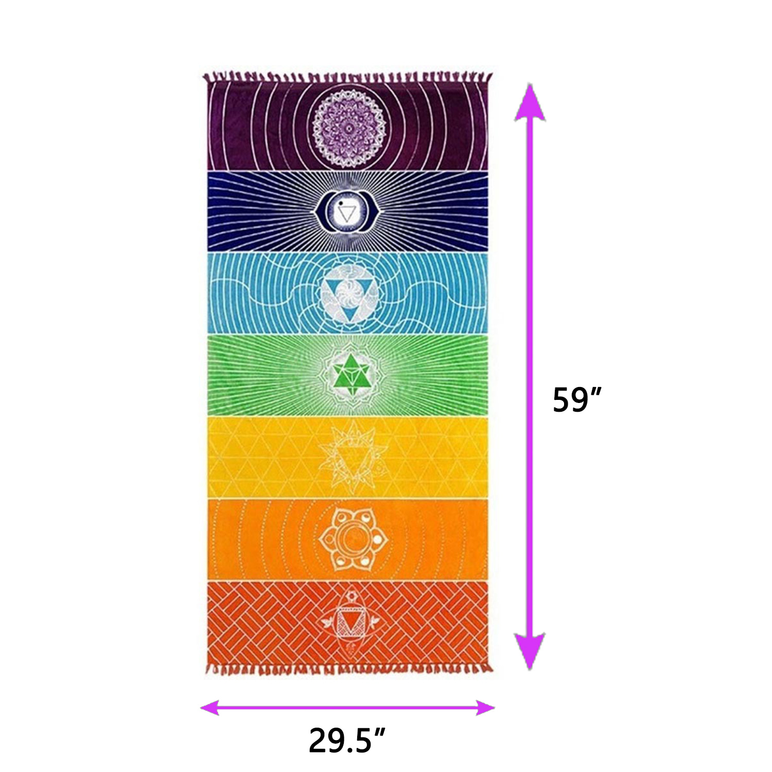 Ultra Fine Fiber Rainbow Beach Towel 5