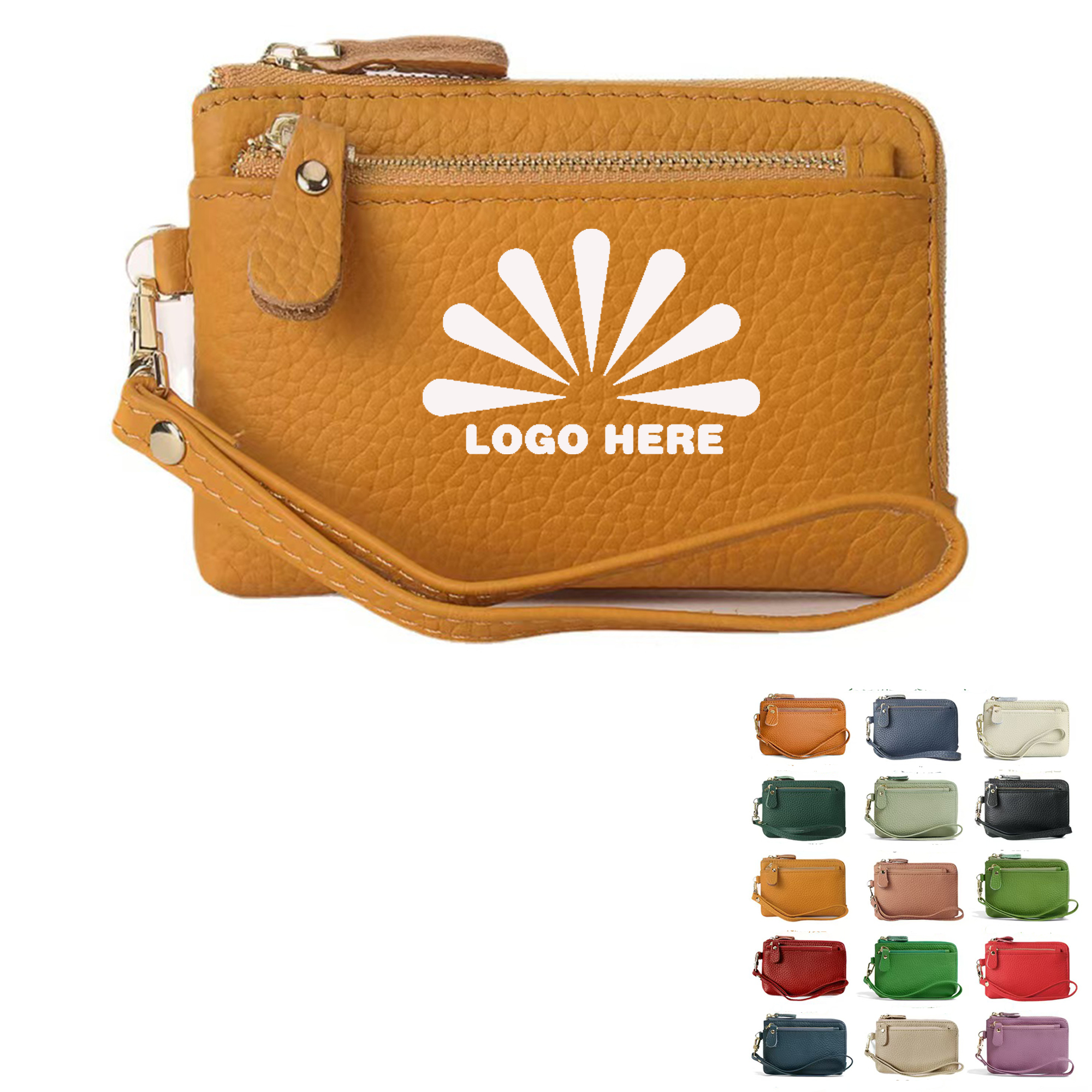 Genuine Leather Women's Wallet With Customizable Logo 2