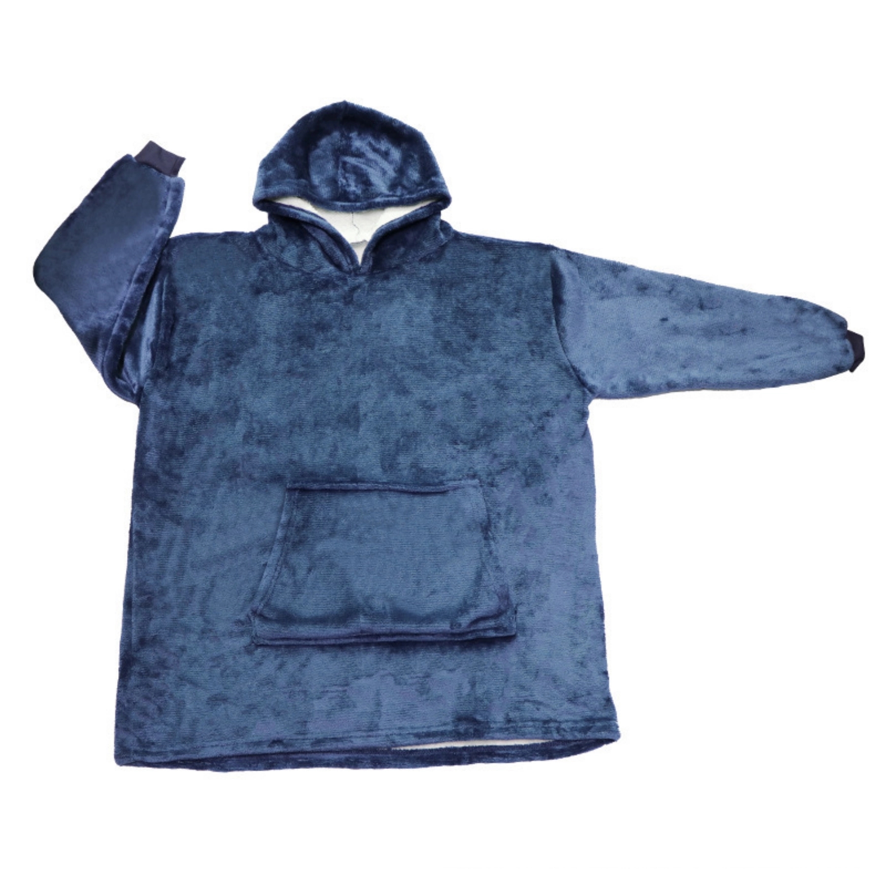 Oversized Microfiber & Sherpa Wearable Blanket 7