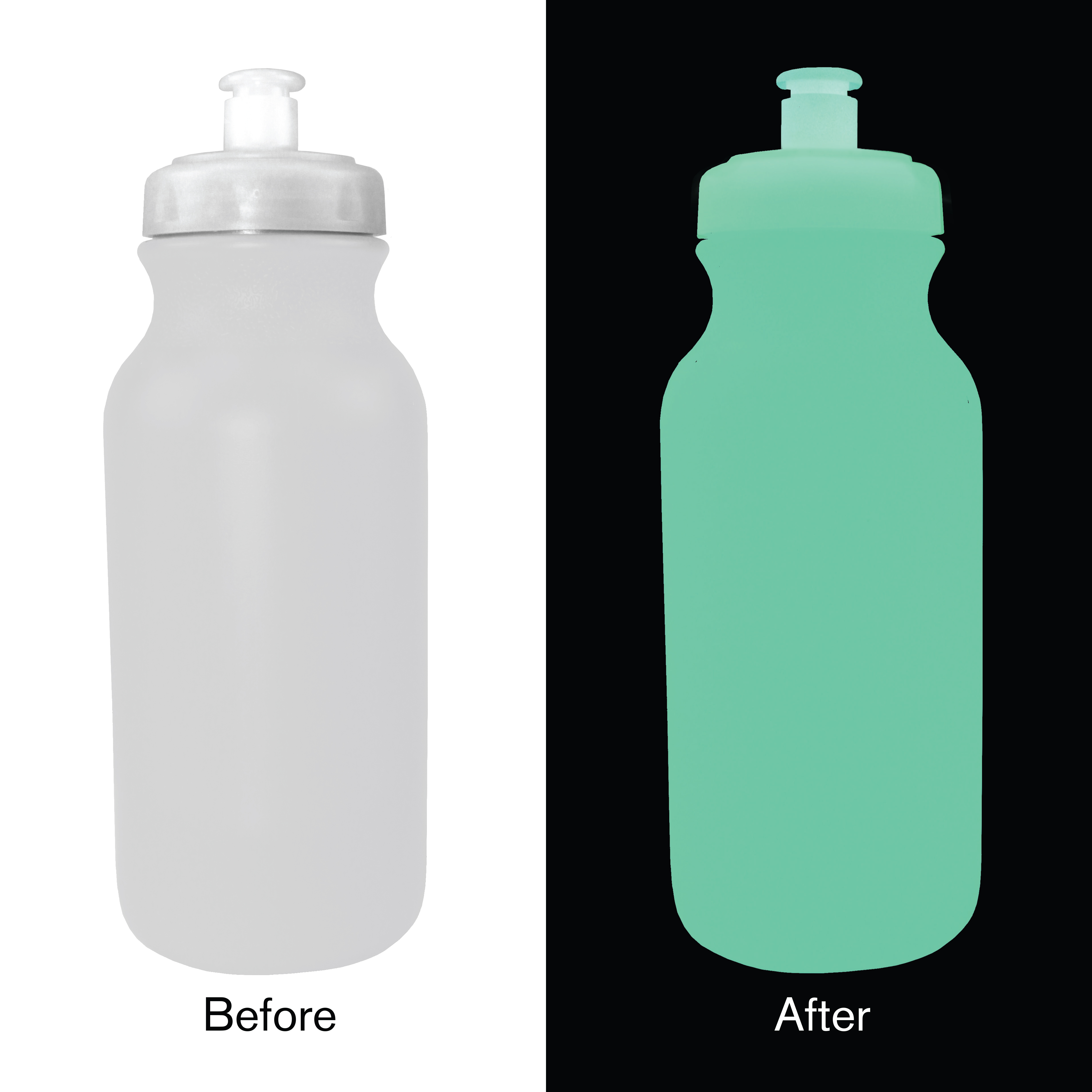 20 oz. Nite Glow Value Cycle Bottle with Push 'n Pull Cap 1