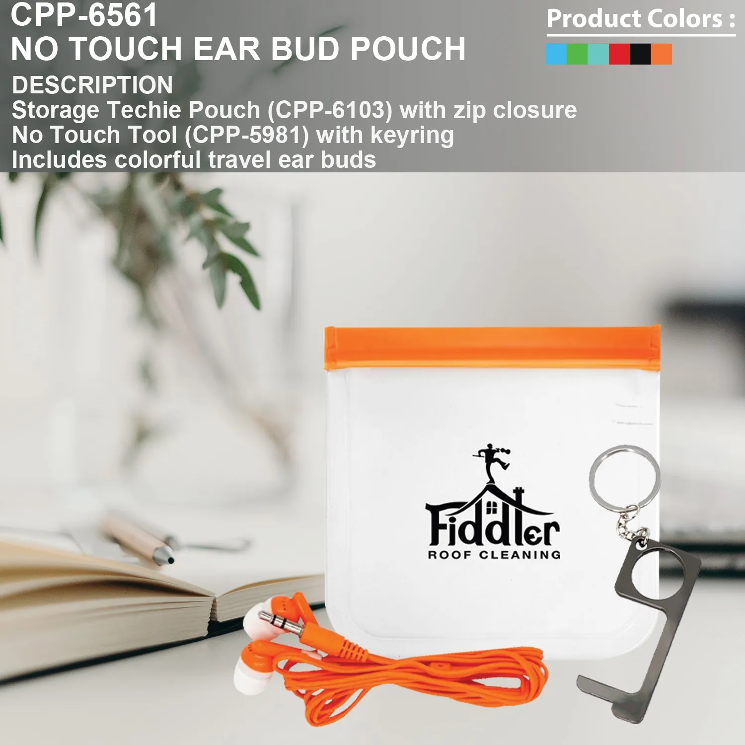 No Touch Ear Bud Pouch 4