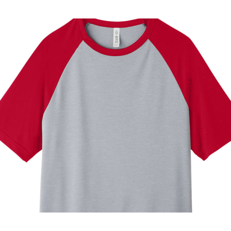 Team 365 Unisex Zone Colorblock Raglan T-Shirt 1