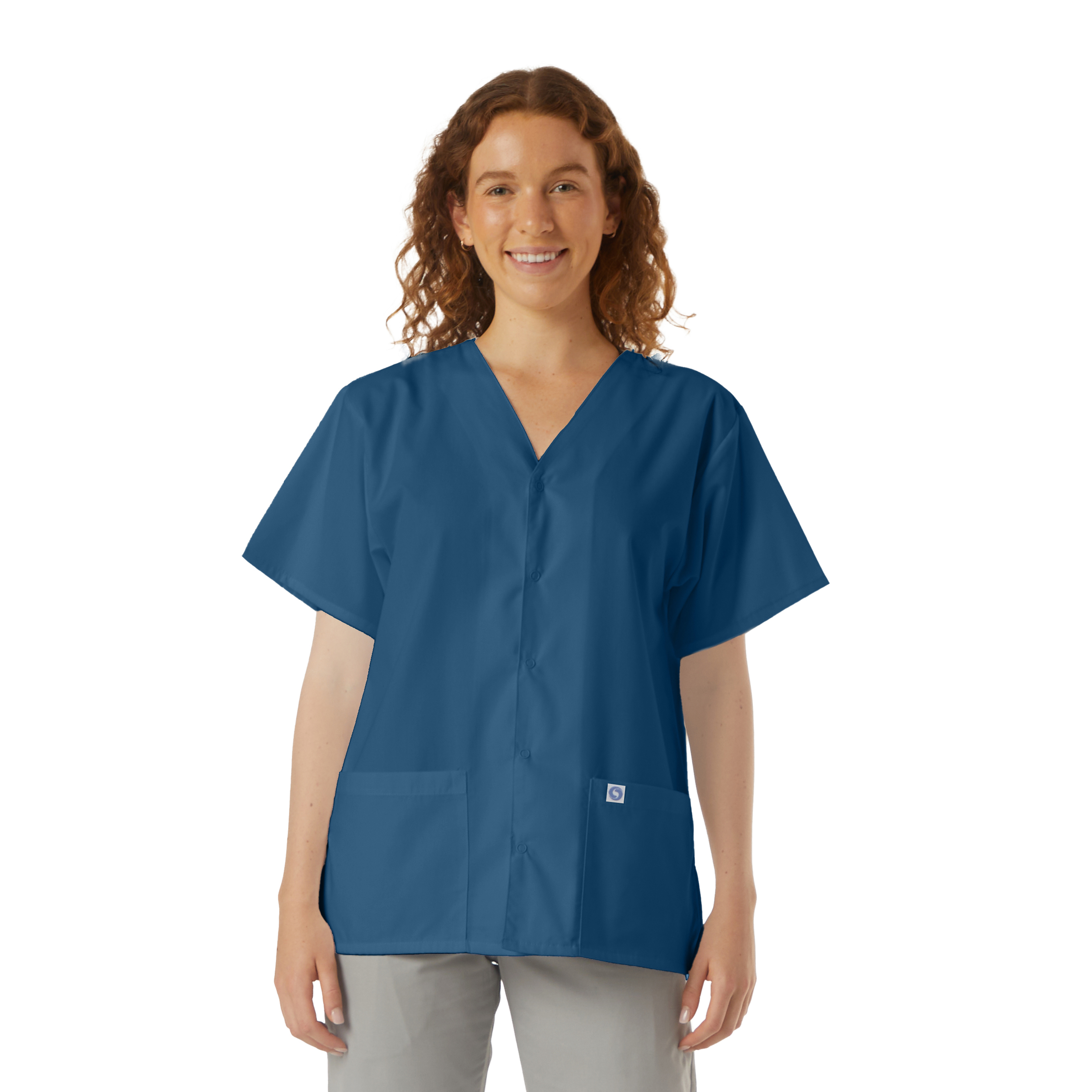 UltraSoft Snap-Front Scrub Tunic 11
