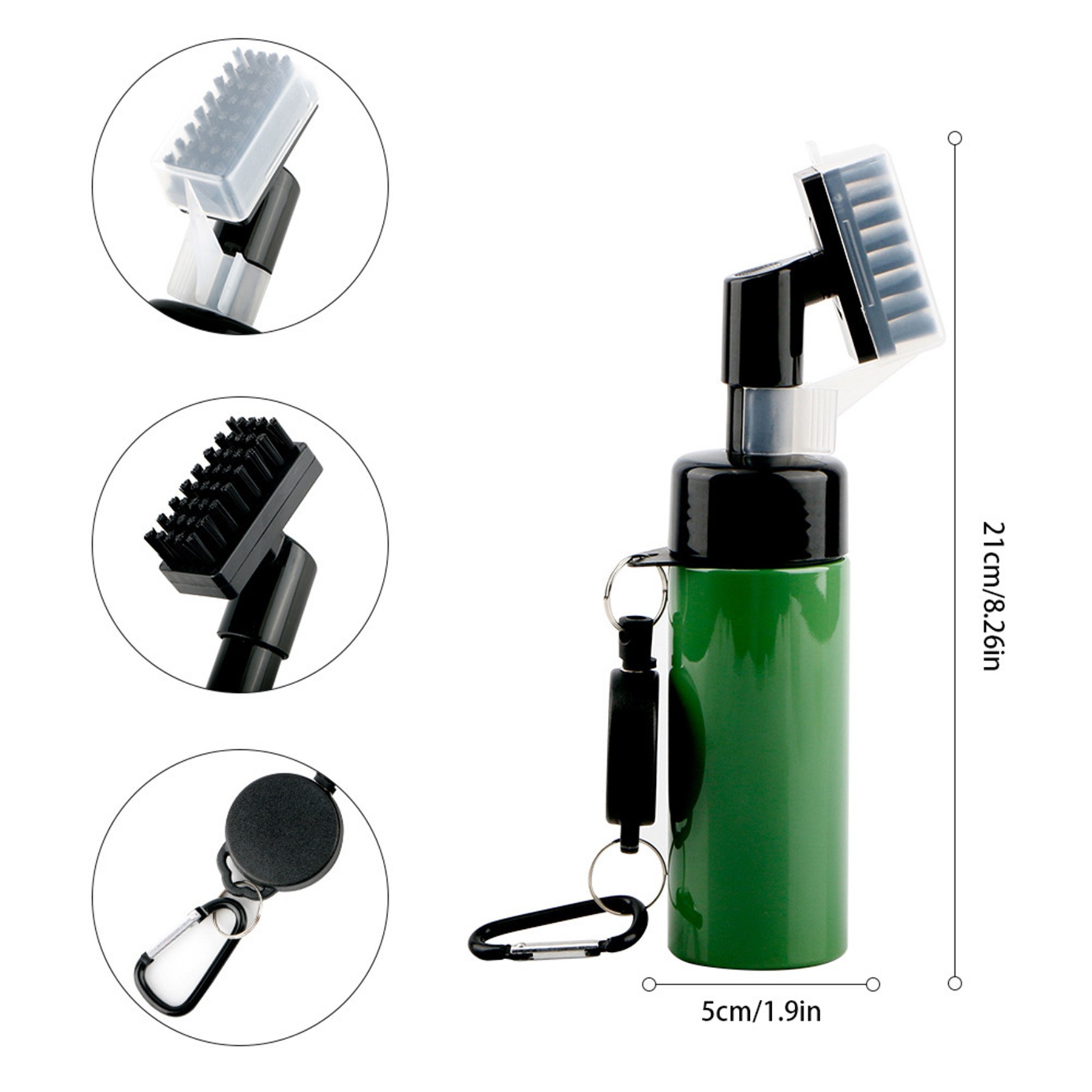 Golf Club Cleaner Brush Water Spray 2