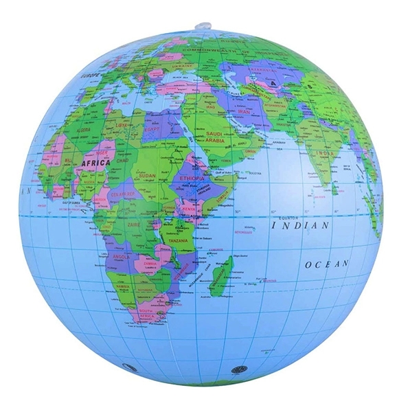 Inflatable Globe Beach Ball 2