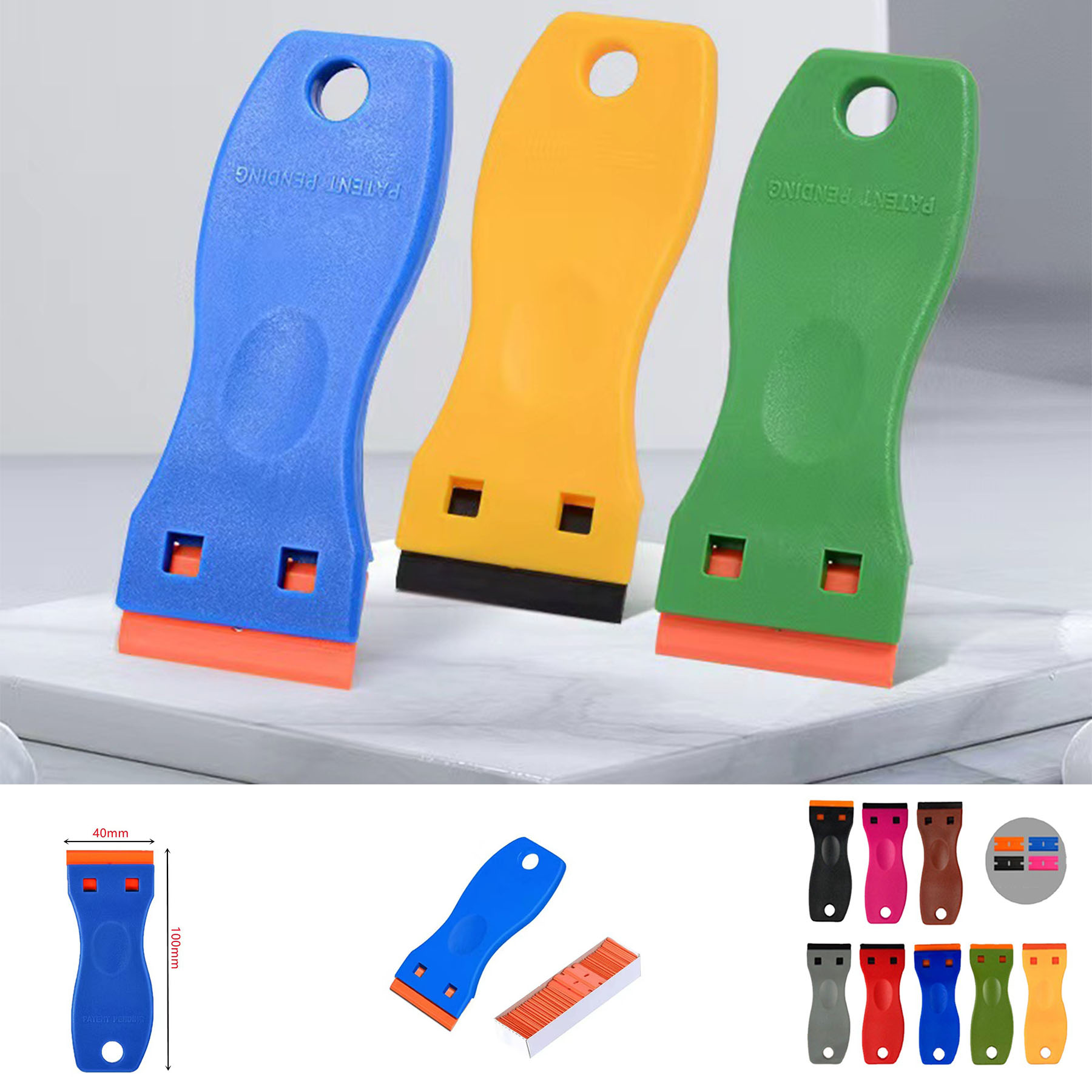 Plastic Razor Blade Scraper