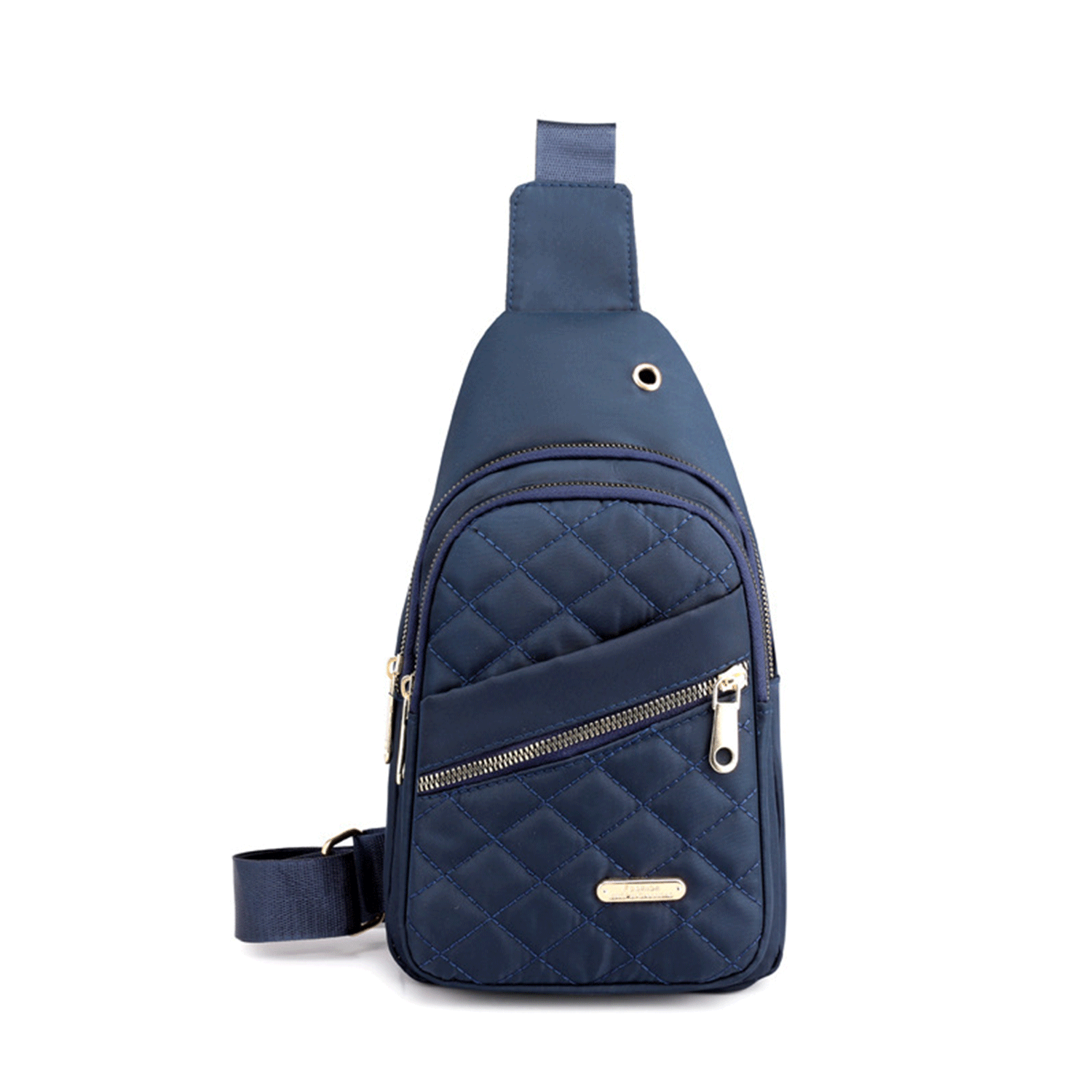 earphone jack water-resistant Nylon Cross Body Sling Bag 11