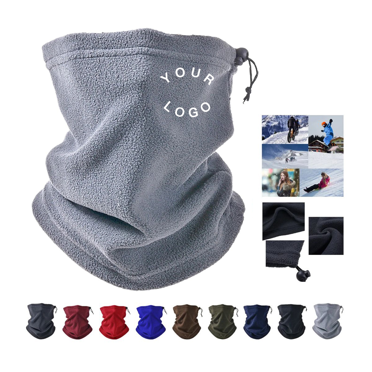 Polyester Gaiter for Outdoor Cold Protection 2