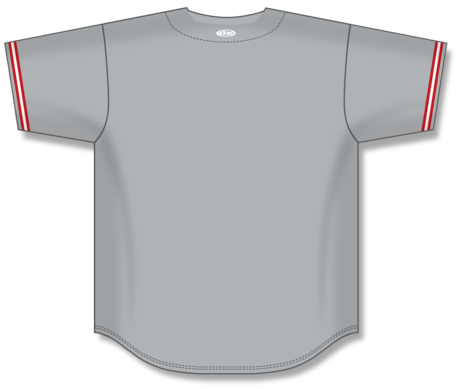 Full Button Baseball Jerseys BA5500-CIN-G01 7