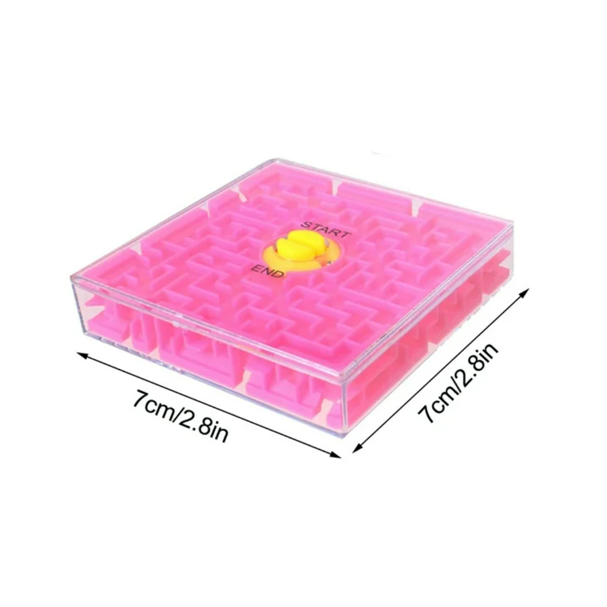 Plastic Maze Puzzle Game Cube with Start End Track 5