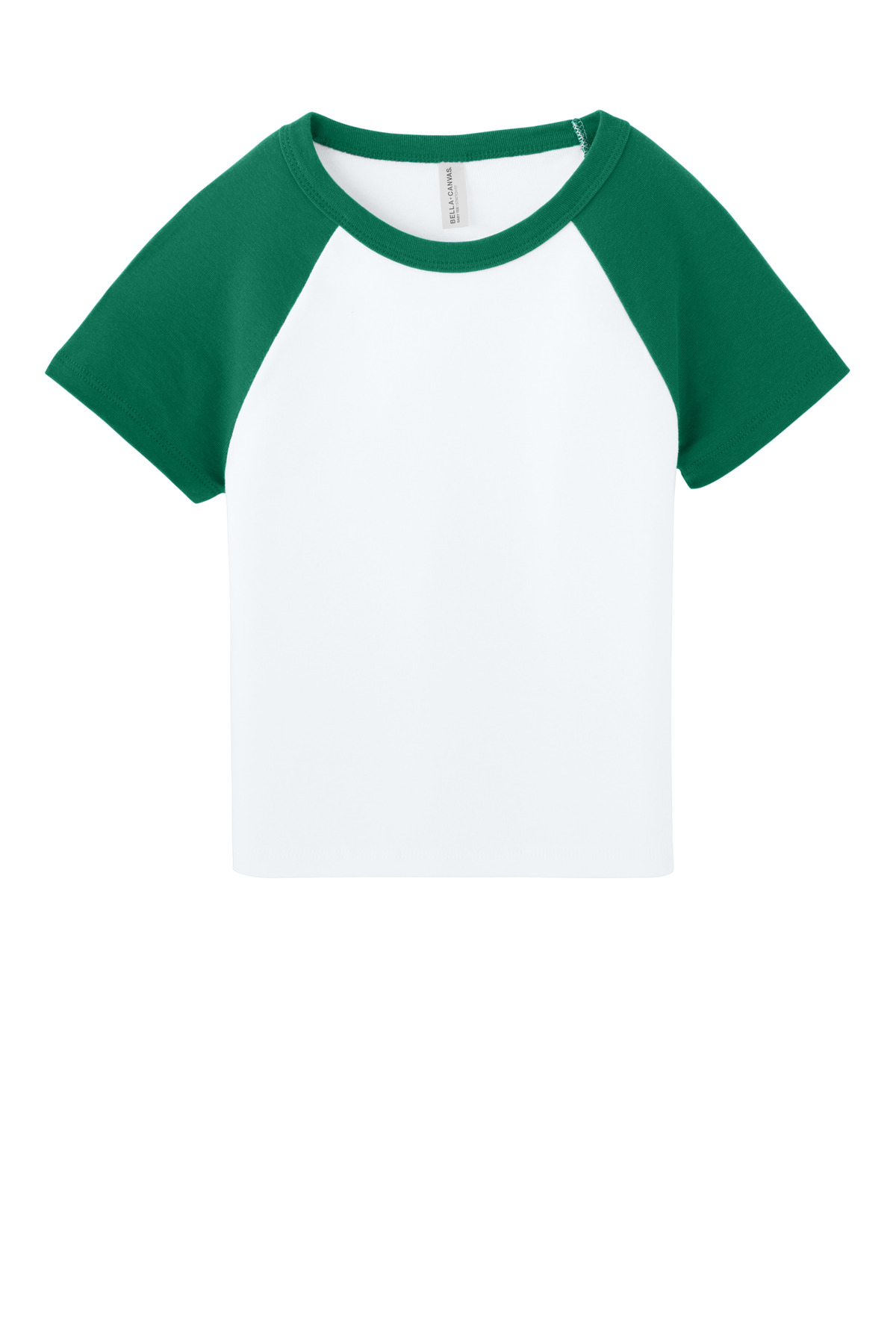 BELLA+CANVAS Women's Micro Rib Raglan Baby Tee BC1201 25