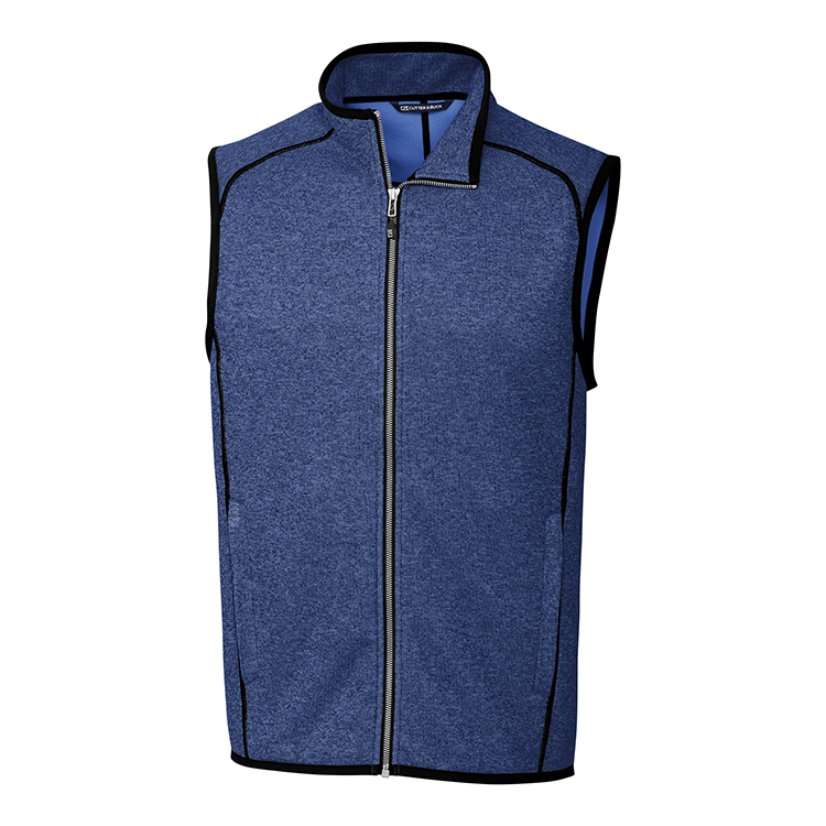 Cutter & Buck Mainsail Sweater-Knit Mens Full Zip Vest 4