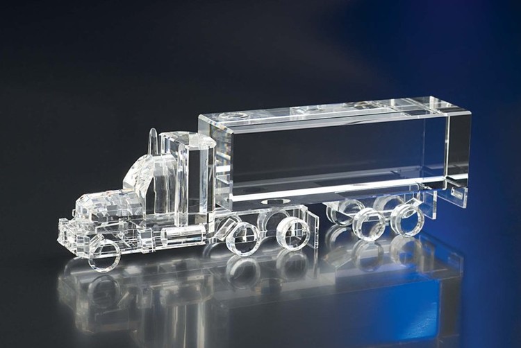 Designer Crystal Big Bad Truck (Large) Award 2