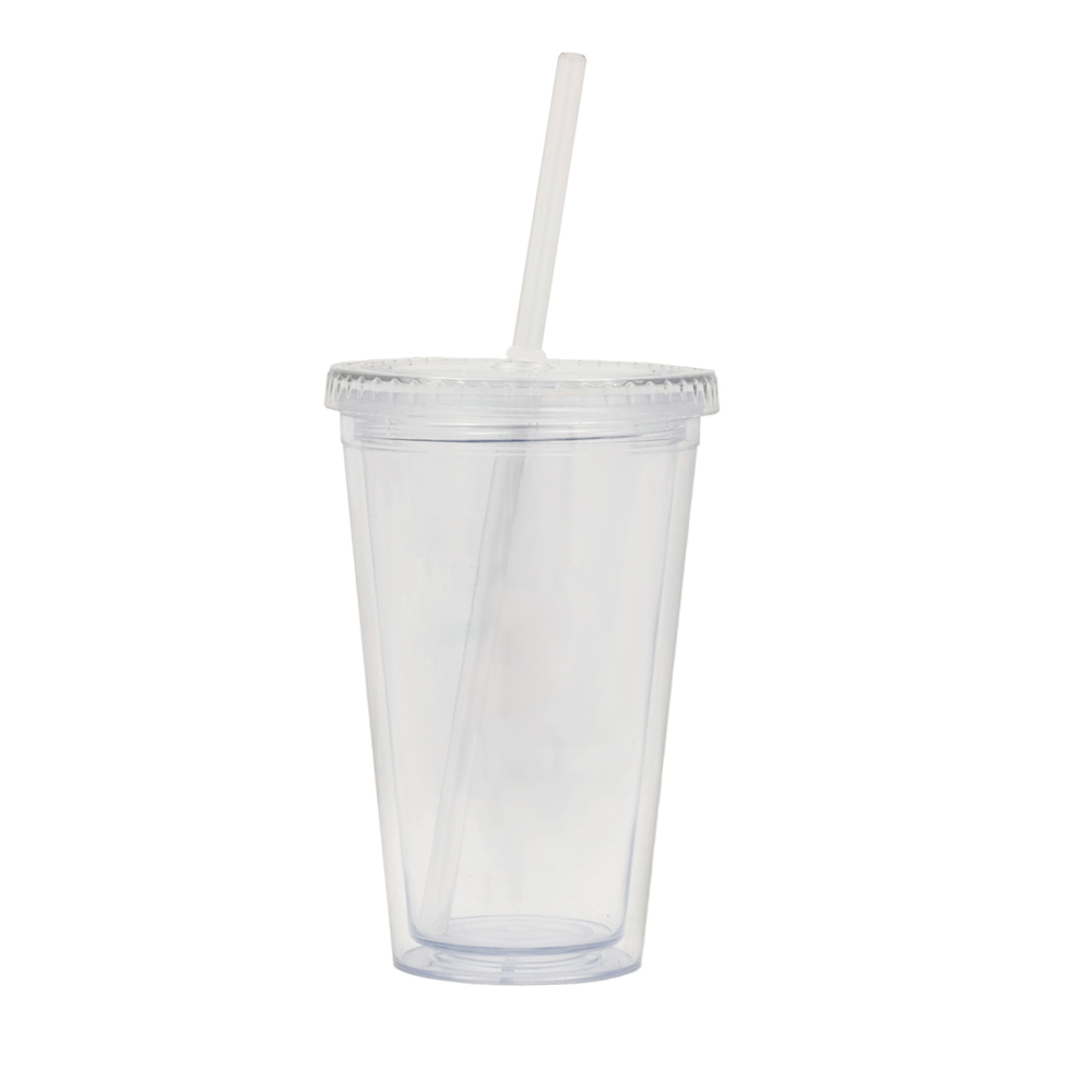16 Oz. Crystal Double Wall Acrylic Tumbler 7