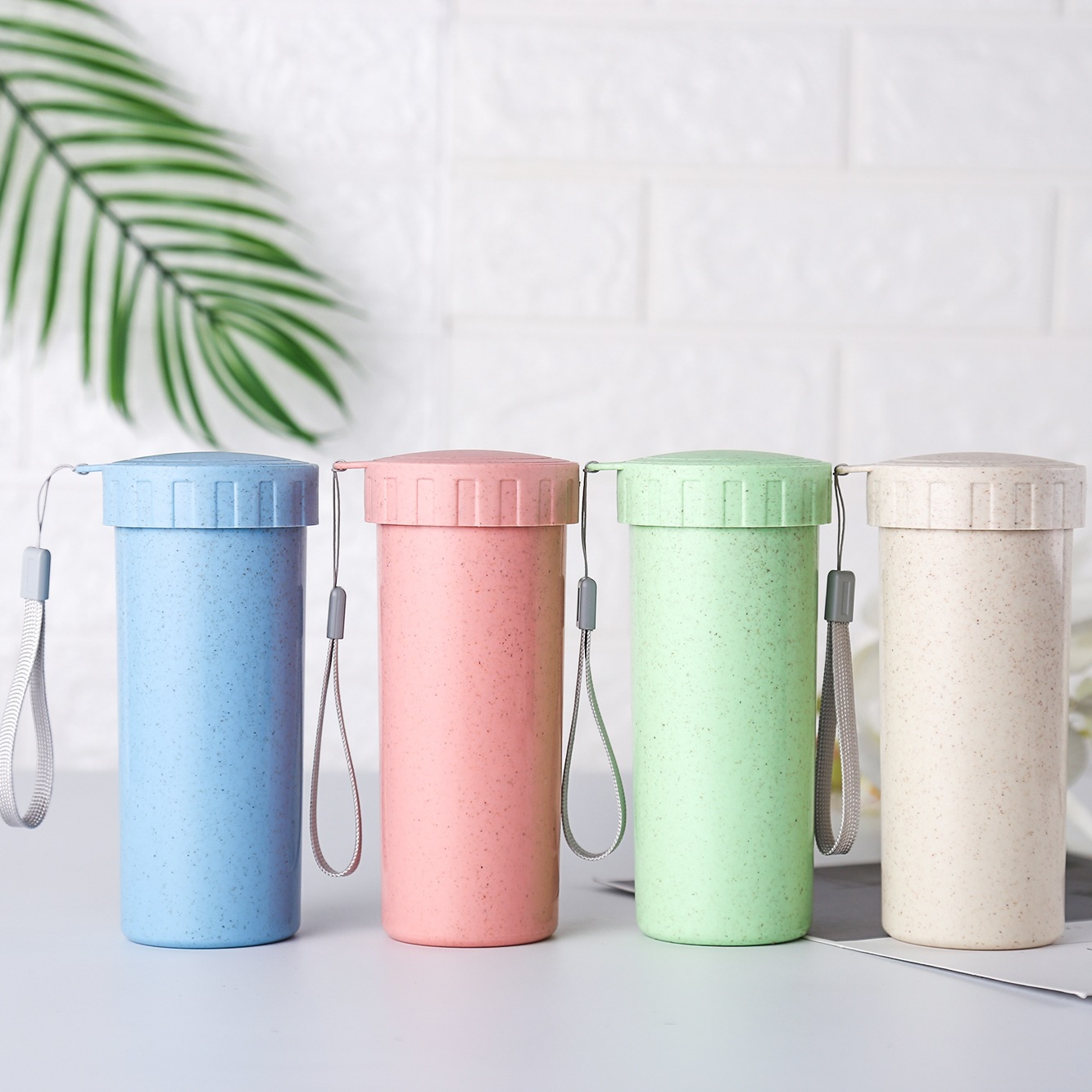 14oz Eco-friendly Wheat Straw Cups 3