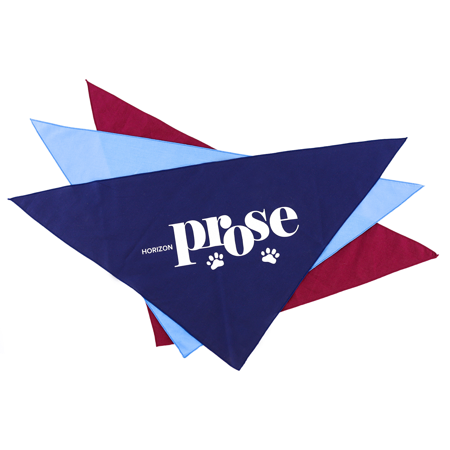 Large Triangle Pet Bandana w/ Screen Print 12