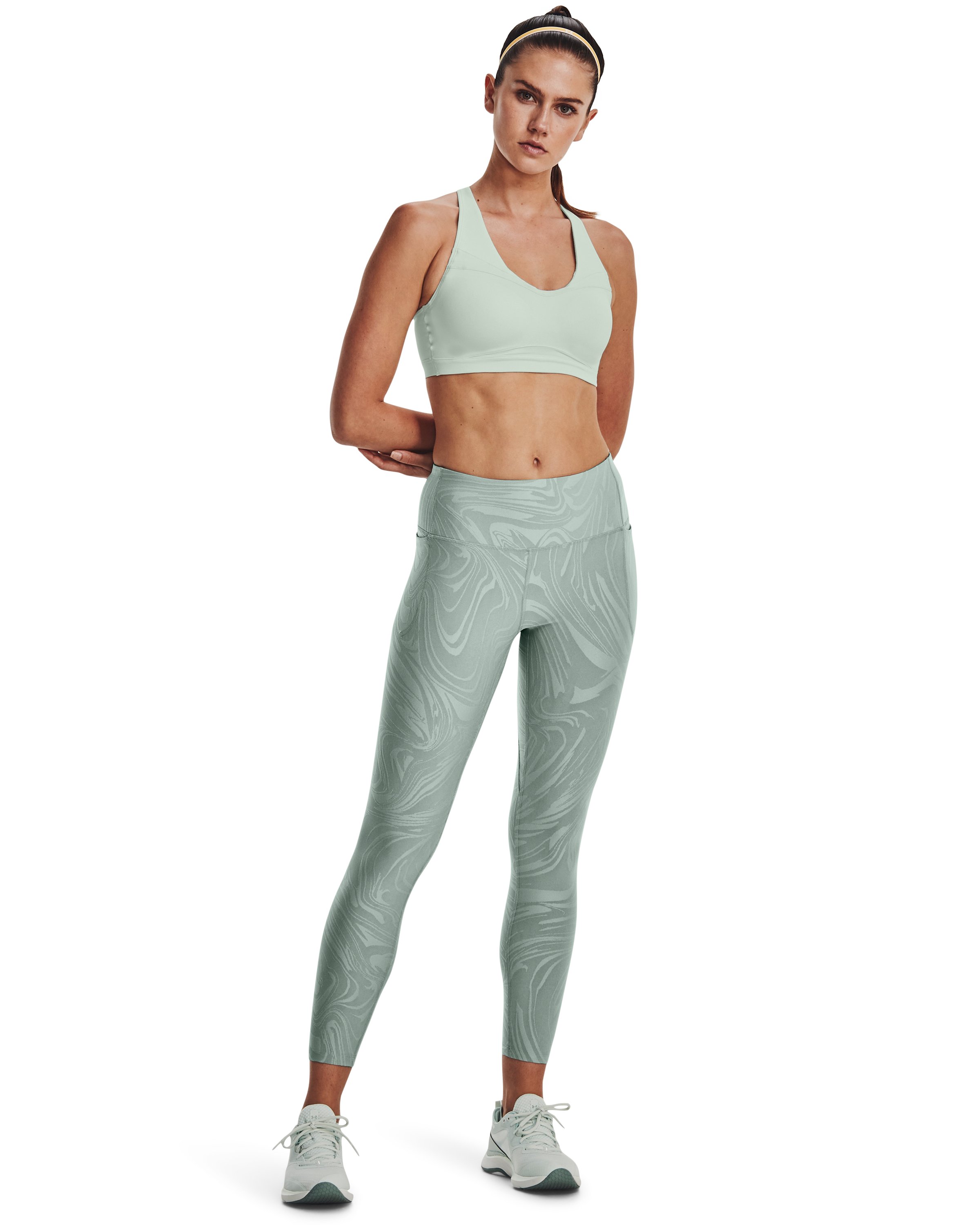 Women's UA Meridian Jacquard Ankle Leggings 3