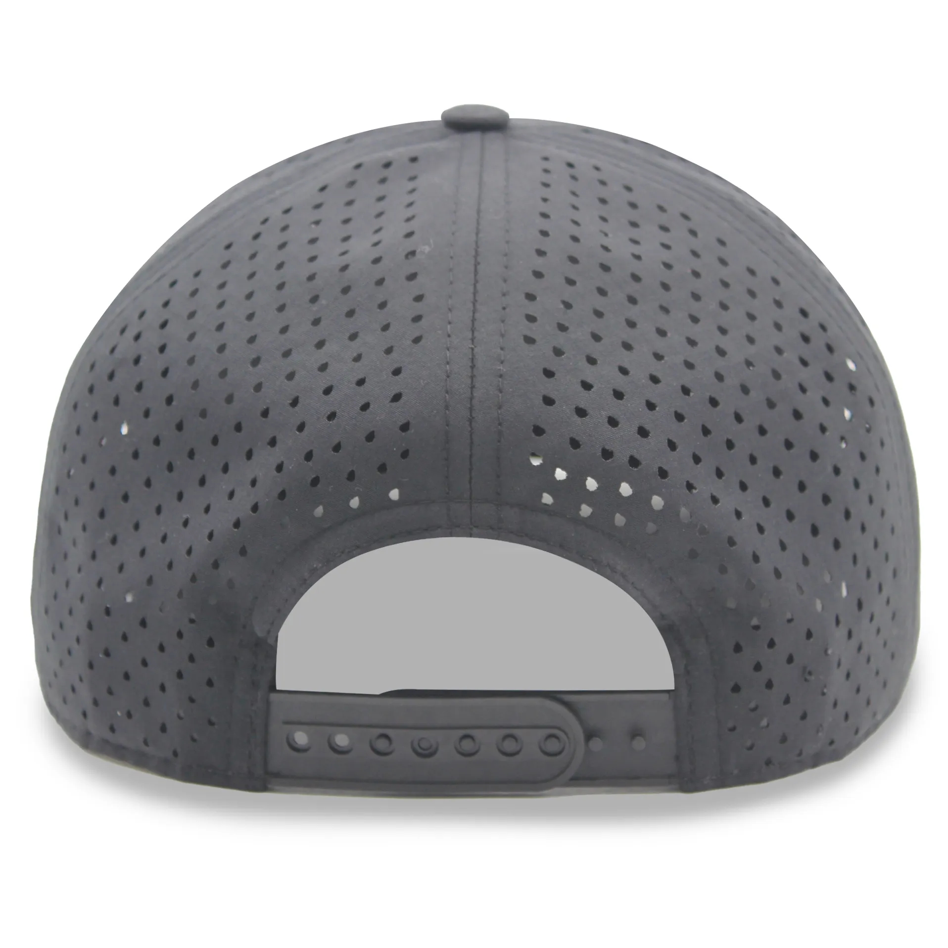 Sport trucker cap w/ laser cut mesh back