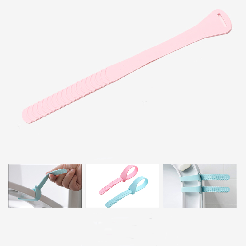 Adjustable Toilet Seat Cover Silicone Handle 2