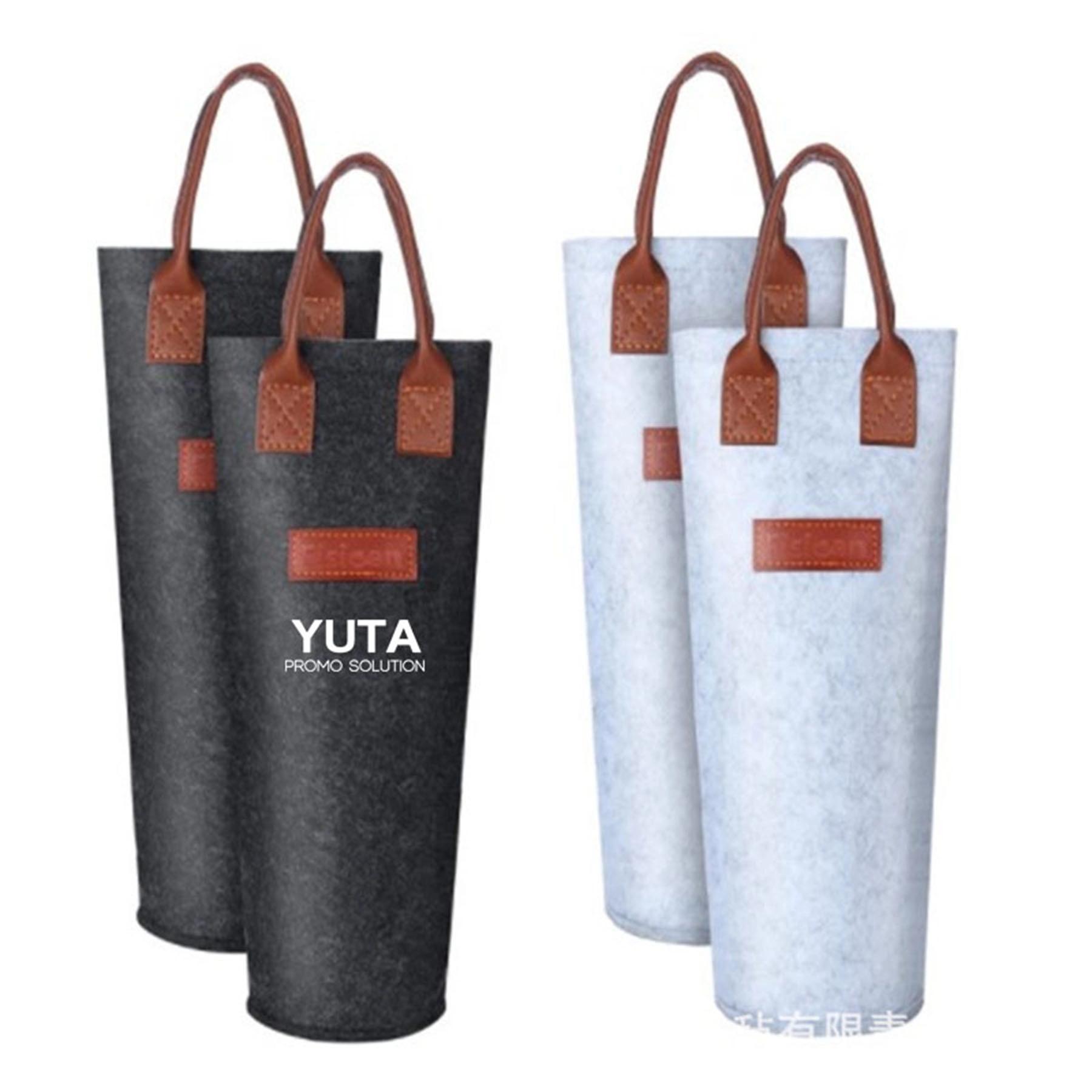 Single Felt Wine Bottle Gift Bag 1