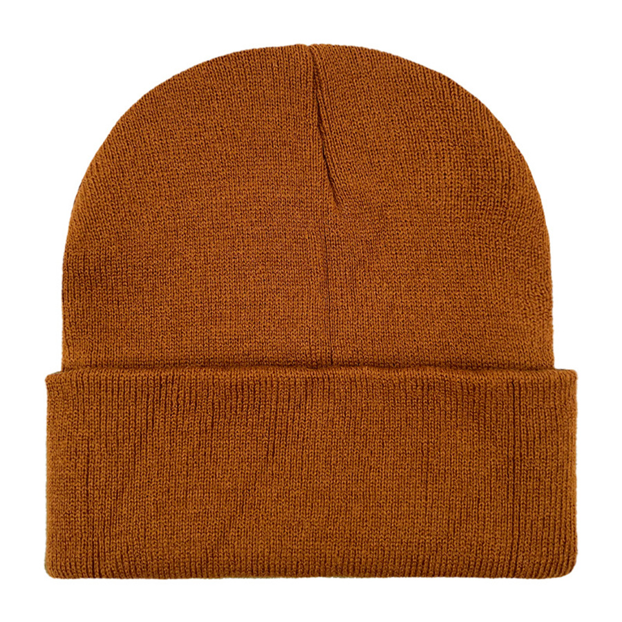 Classic Ribbed Cuffed Beanie with Custom Logo - 100% Acrylic 59