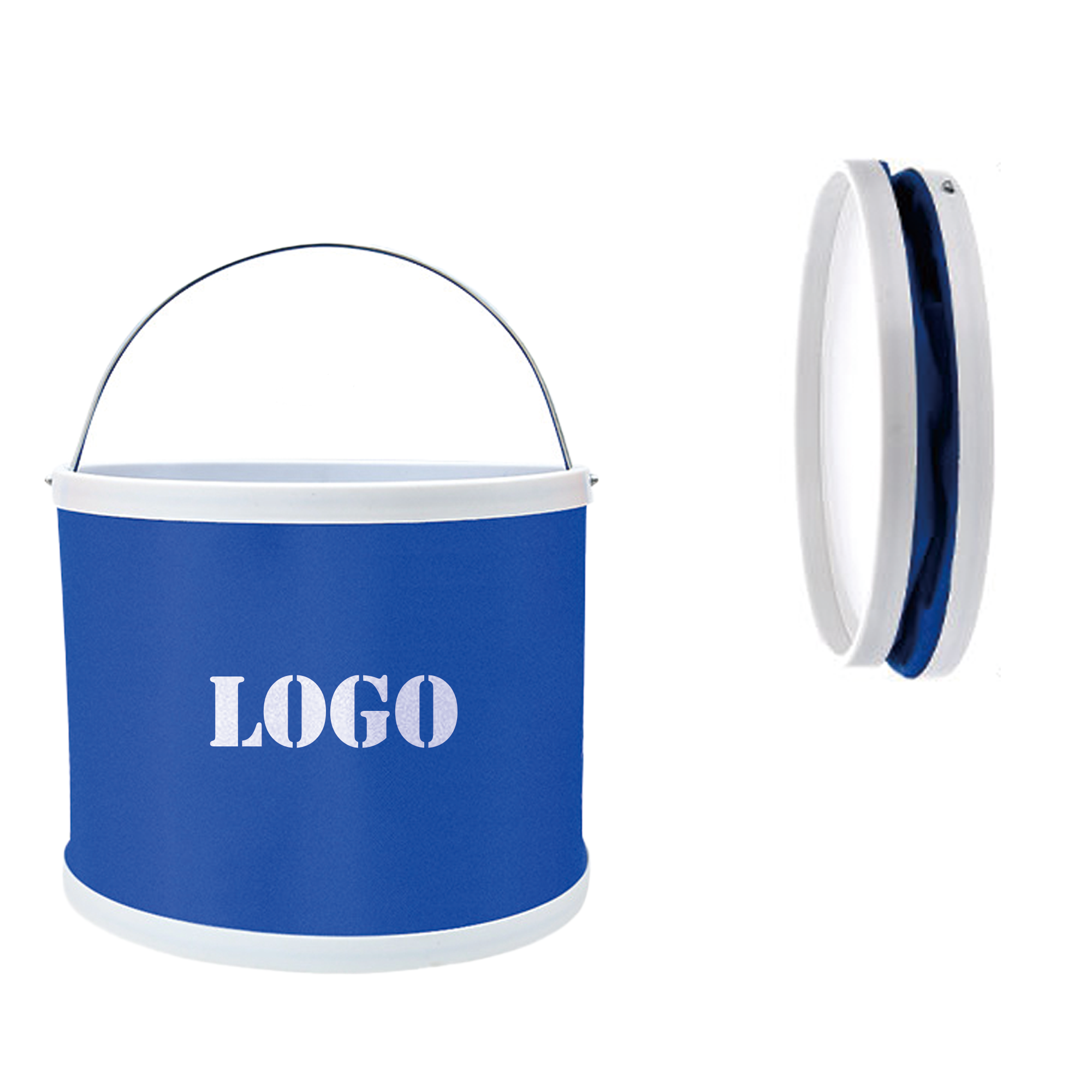 2.4 Gallons Foldable Outdoor Portable Car Water Bucket 2