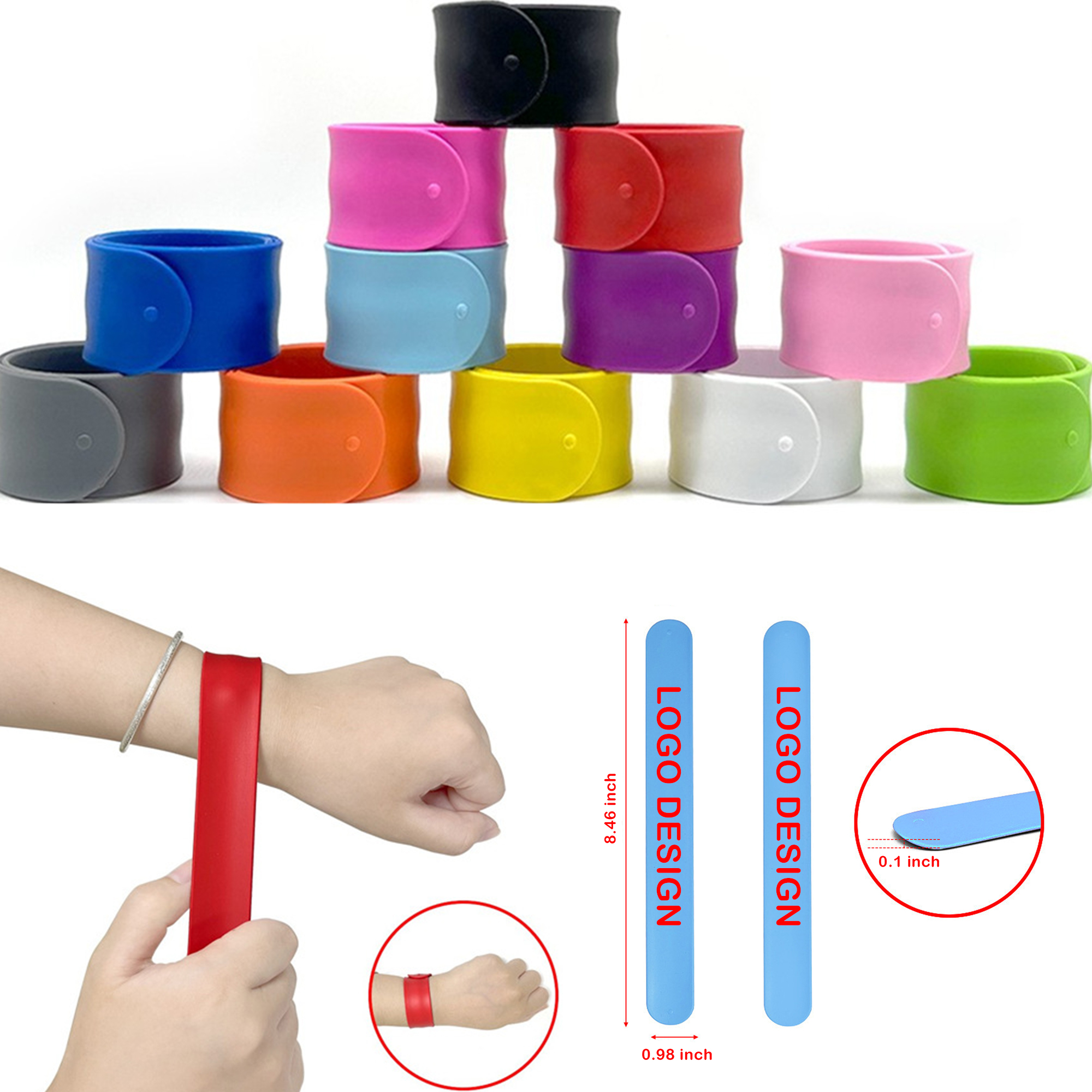 Custom Silicone Wristbands 6