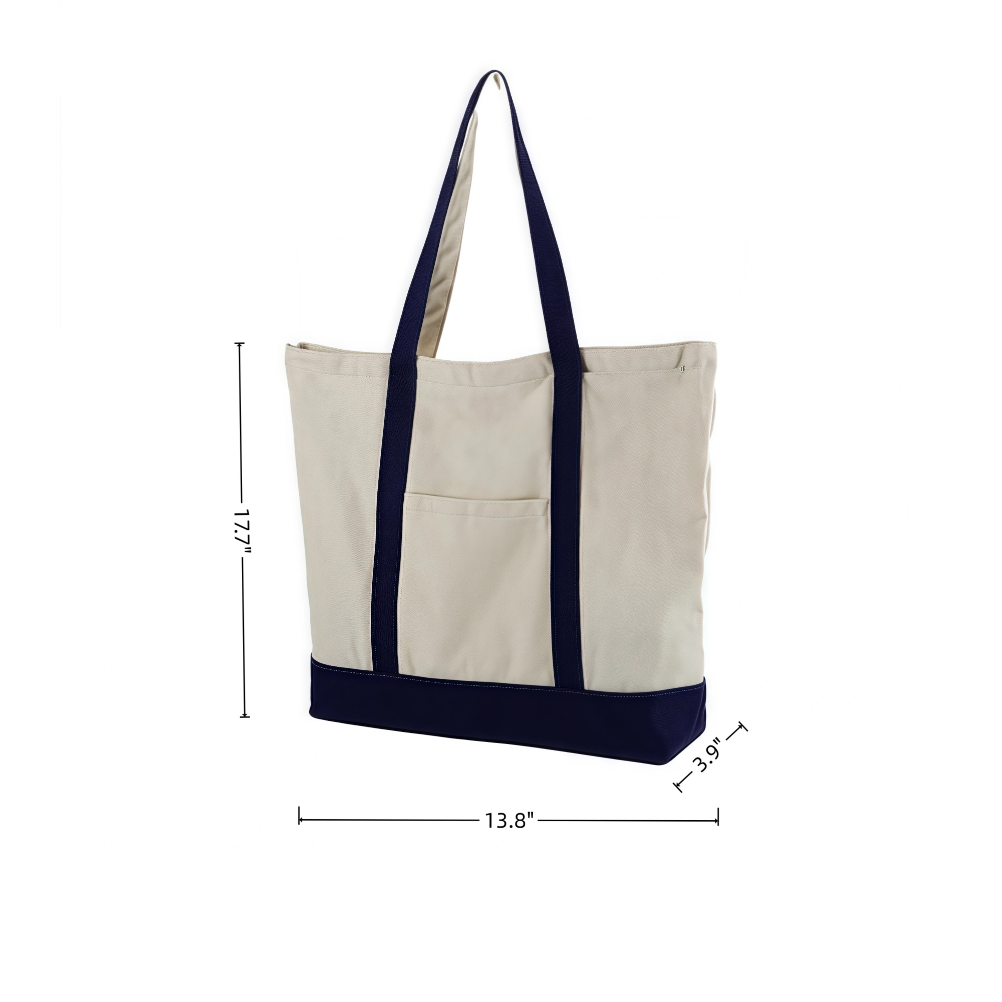 12oz Canvas Boat Tote Bag w/Pocket 3