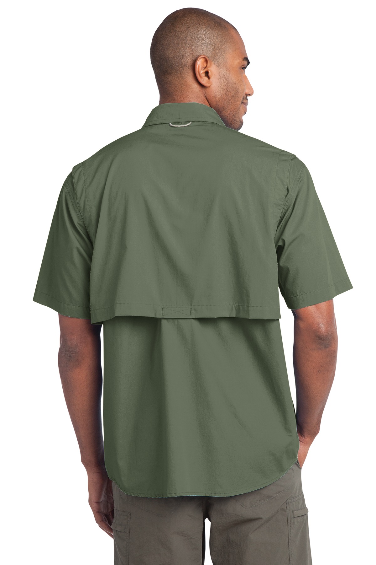 Eddie Bauer - Short Sleeve Fishing Shirt. EB608 10