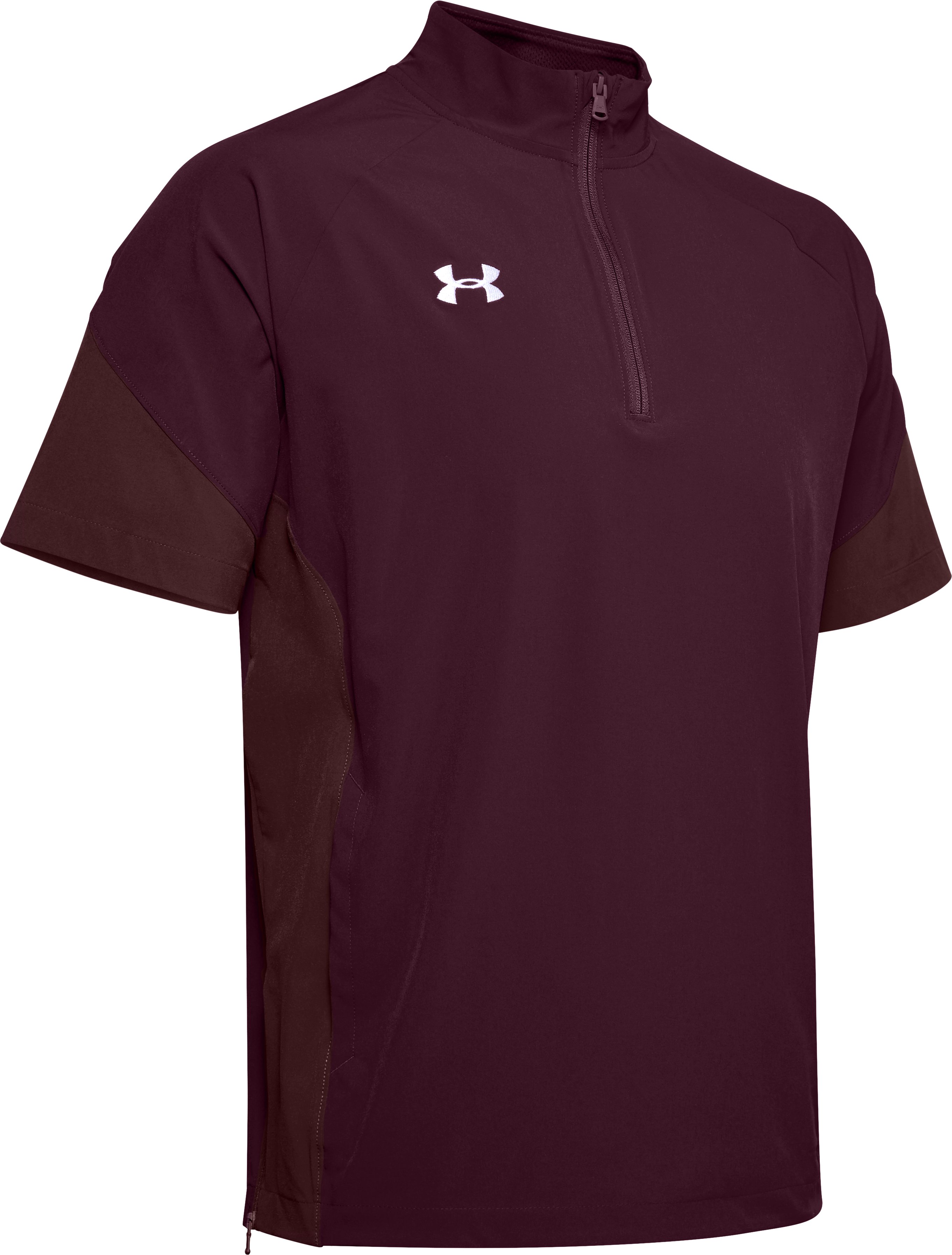 Men's UA Motivate Short Sleeve Zip 3