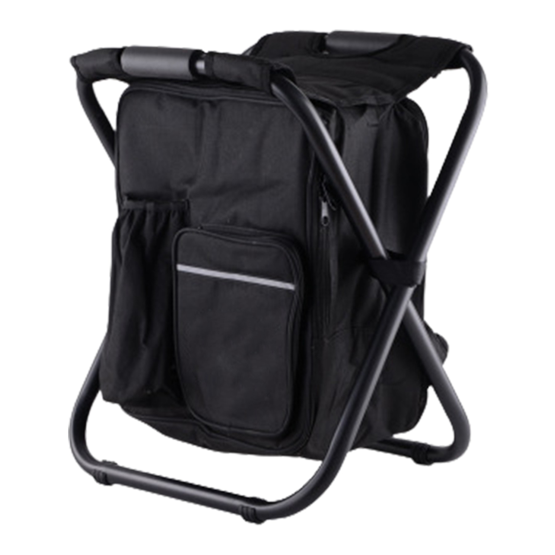 Folding Camping Stool With Cooler Bag 3