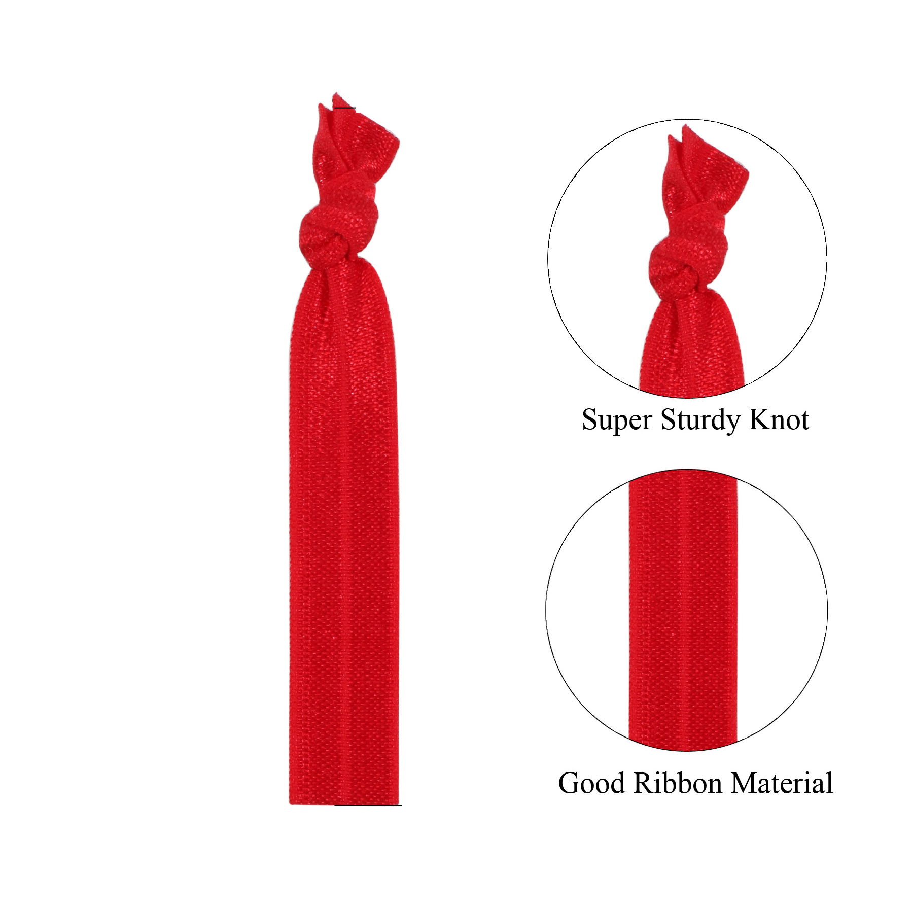 Vibrant Elastic Knotted Hair Ties 3