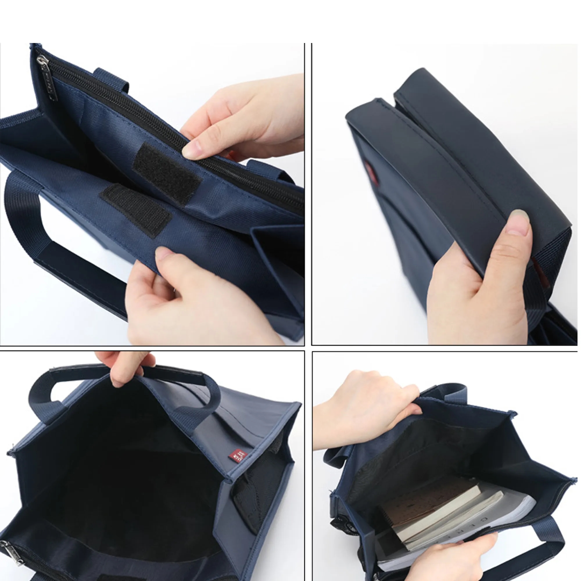 Stand Upright Tote Bag MOQ 50pcs, custom tote bag with logo imprint 5