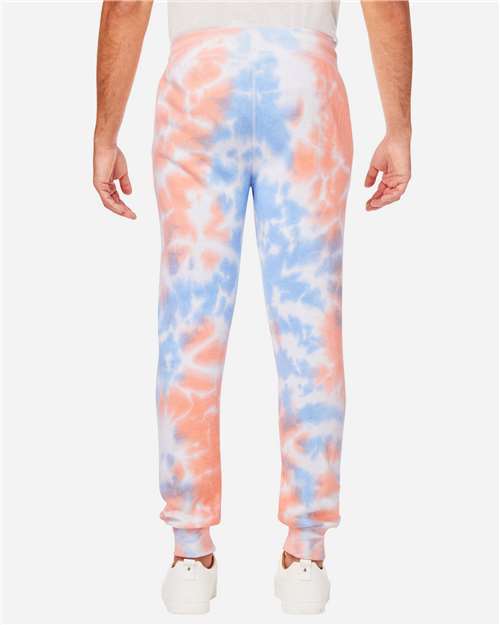 Unisex Tie-Dyed Fleece Joggers - 8884 45