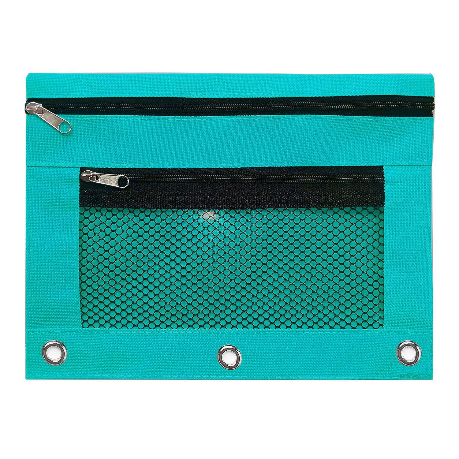 Pencil Pouch with Zipper Pulls for 3 Ring Binder bulk Binder 2