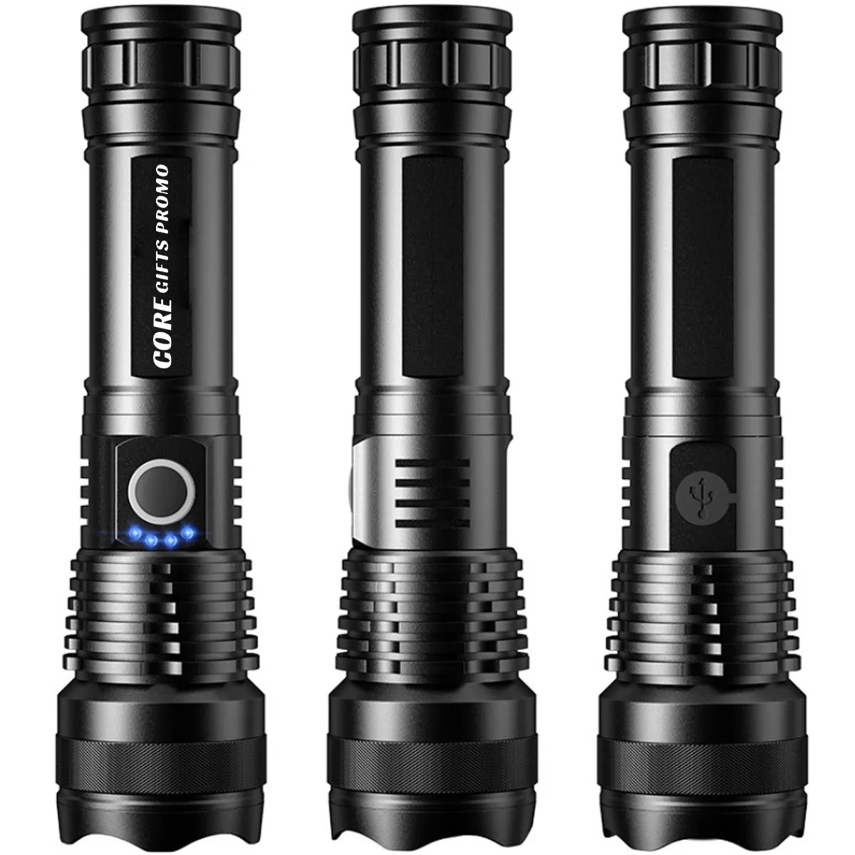 Super Bright LED Rechargeable Flashlights with 5 Modes 2