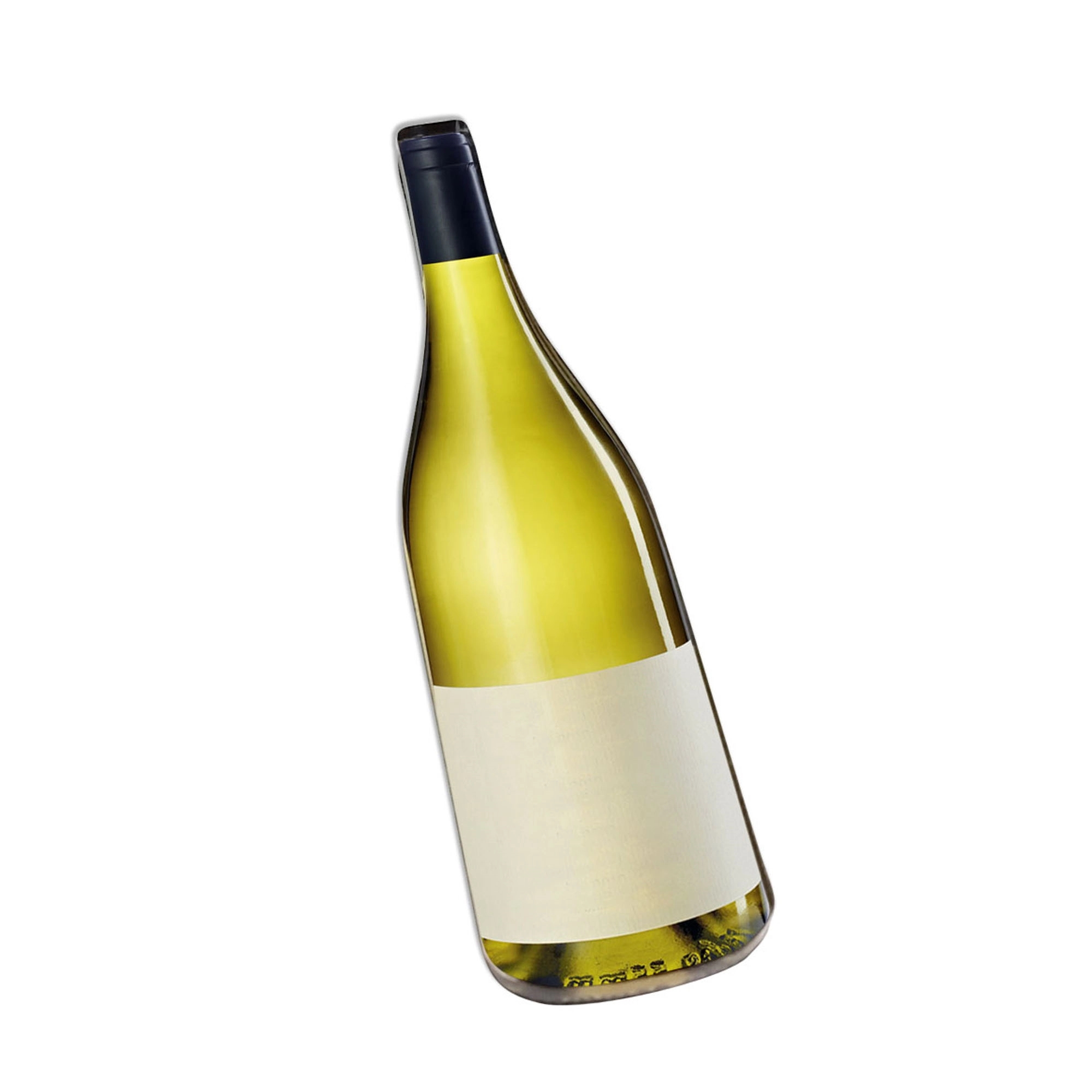 1/4" Acrylic White Wine Bottle Magnet 1