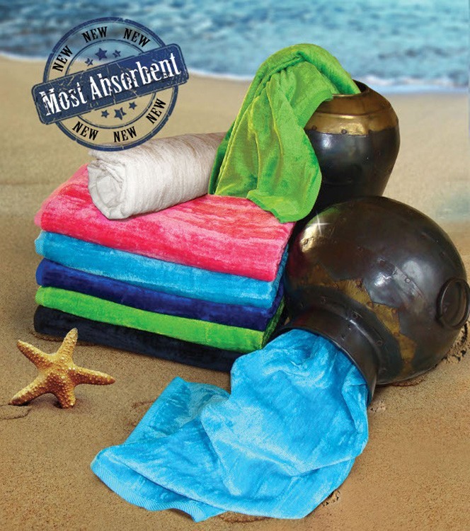 Silky Velour type Beach Towels 1