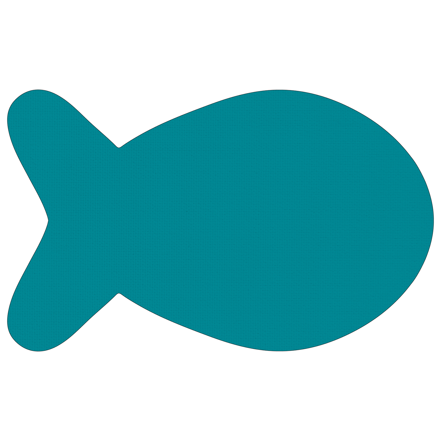 Fish Shaped Vinyl Pet Mat 25