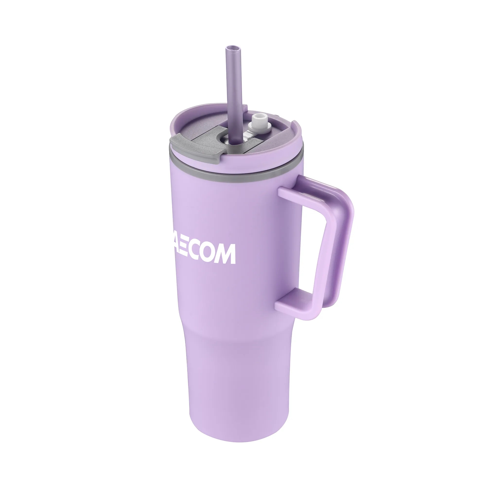 30oz. Double Wall Mug with Handle and Straw 39
