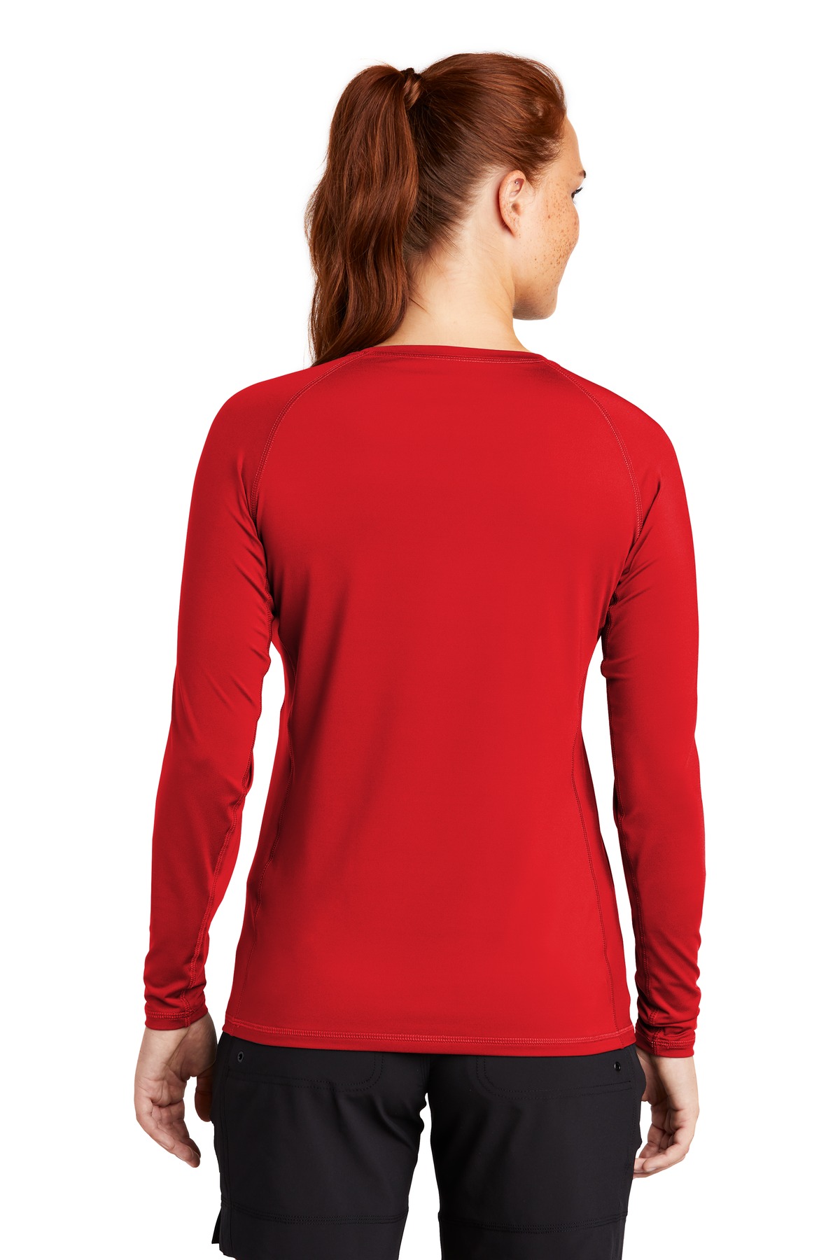 Sport-Tek Women's Long Sleeve Rashguard Tee. LST470LS 24