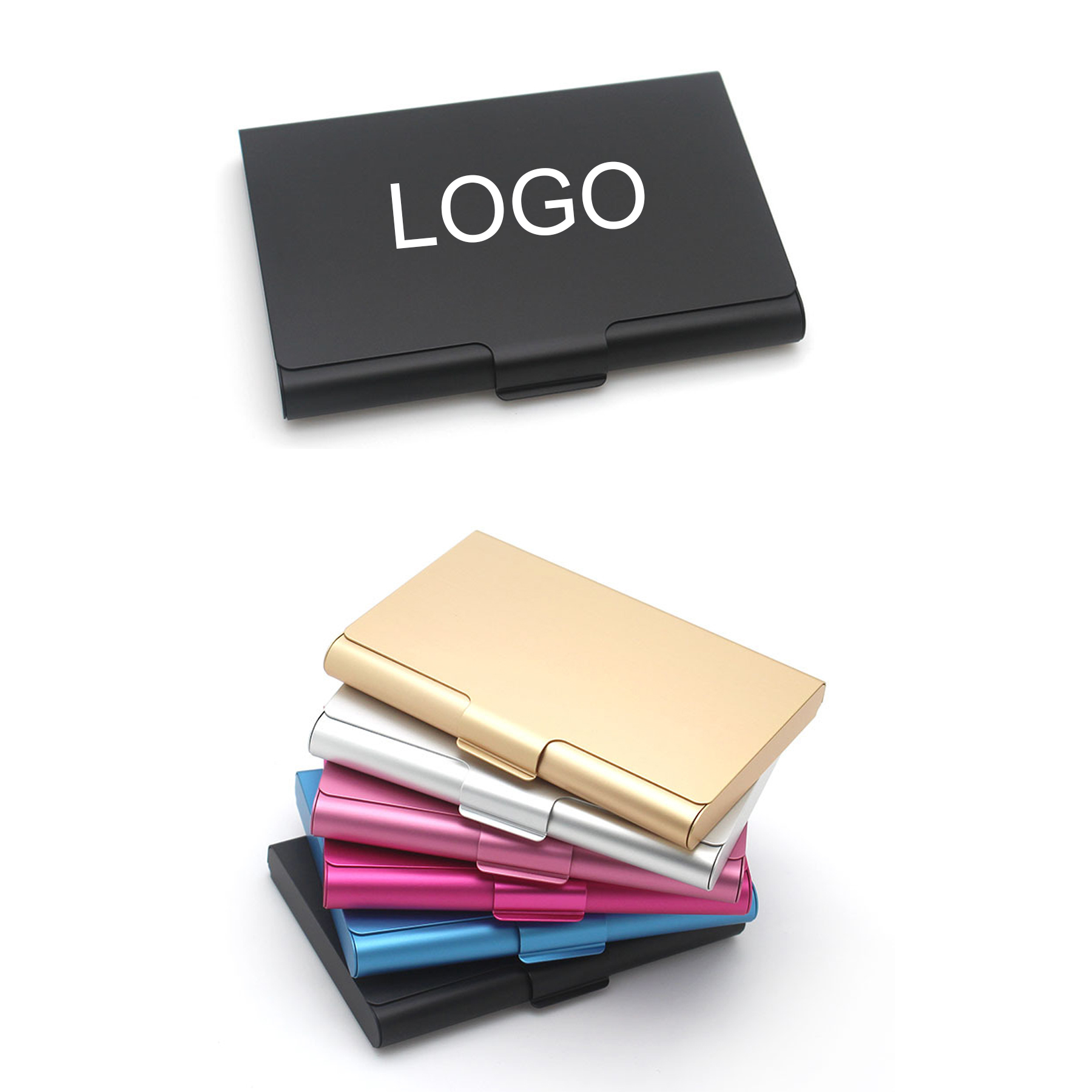Aluminum Alloy Business Card Box 2