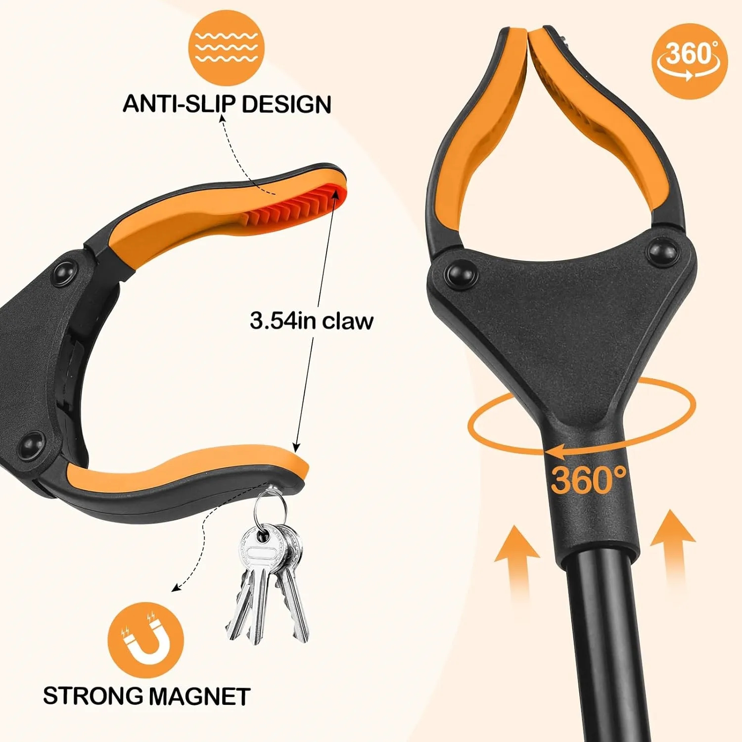 Foldable Trash Claw Grabber 4
