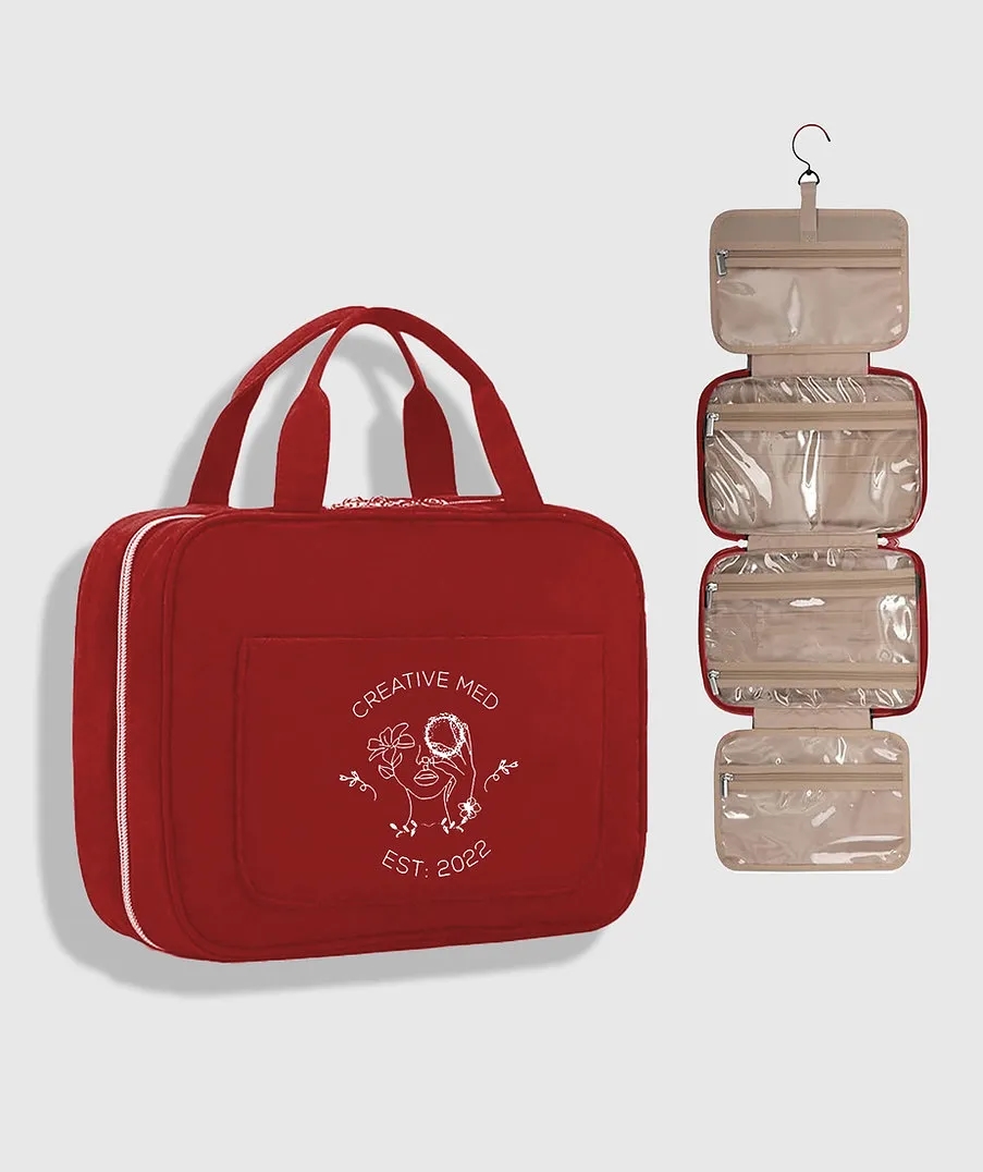 Fold Up Toiletry Bag with Hanging Hook 5