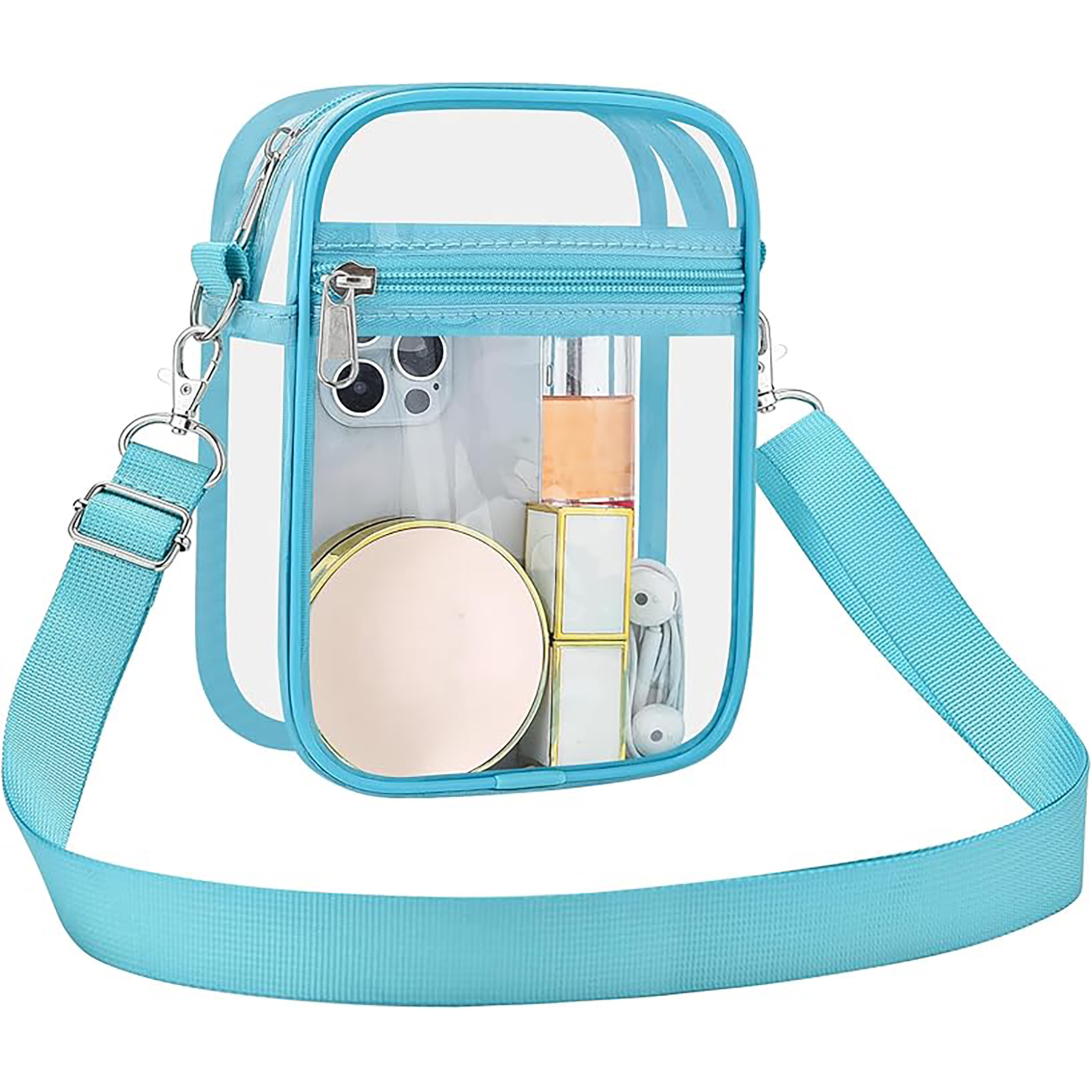 Men's and Women's Transparent Crossbody Wallet 8